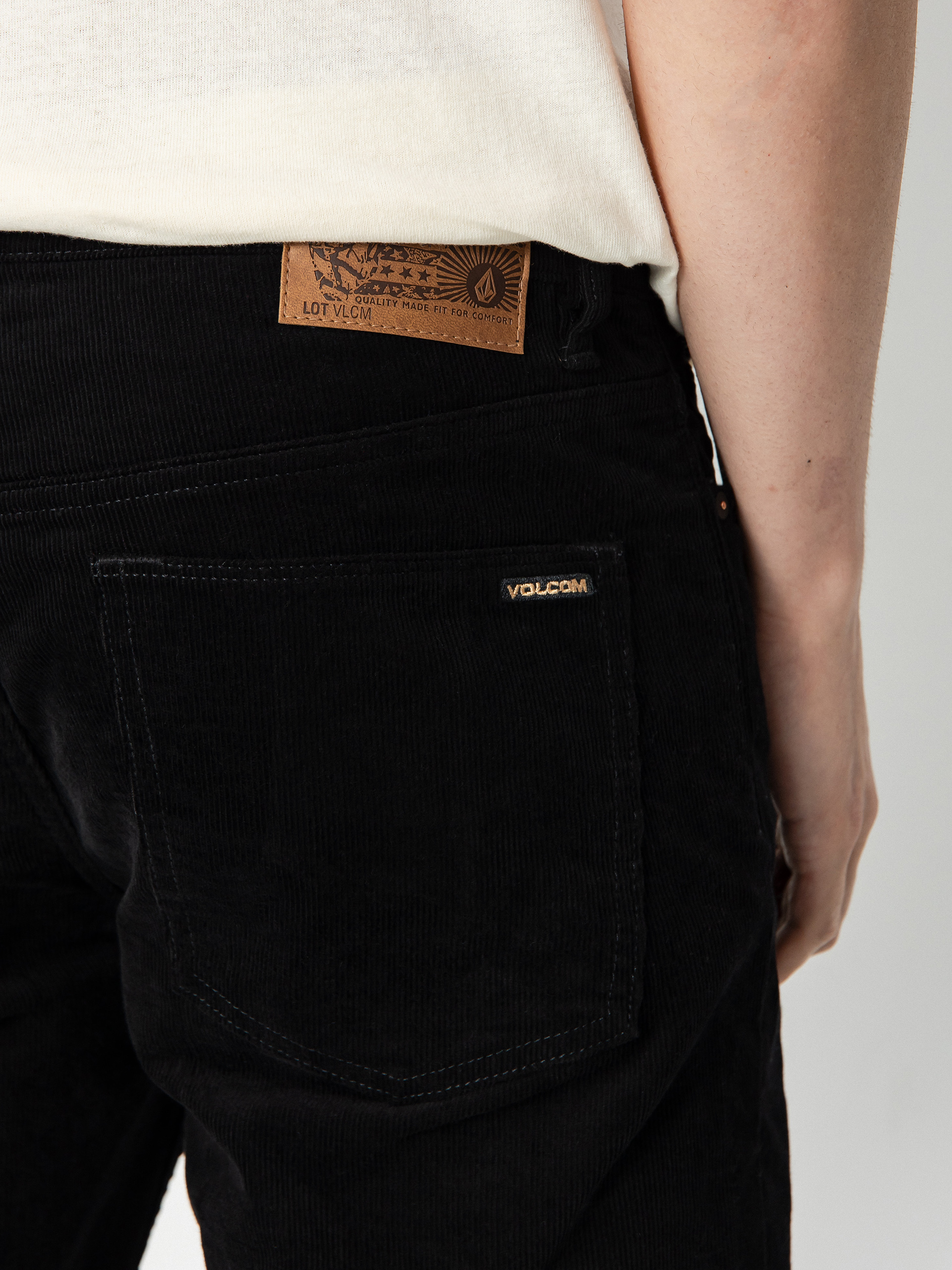 Nohavice Volcom Solver 5 Pocket Cord (black)