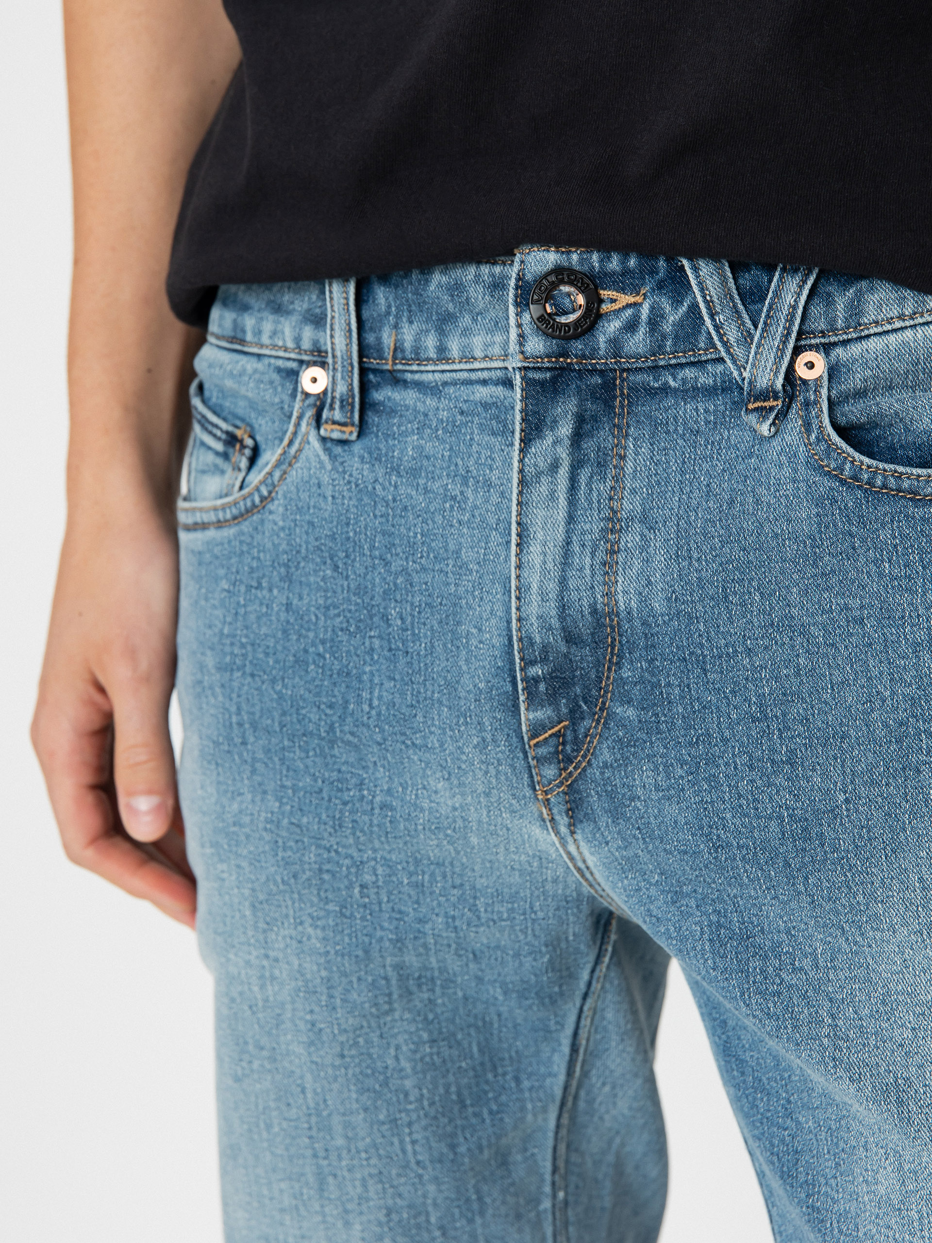 Nohavice Volcom Solver Denim (old town indigo)