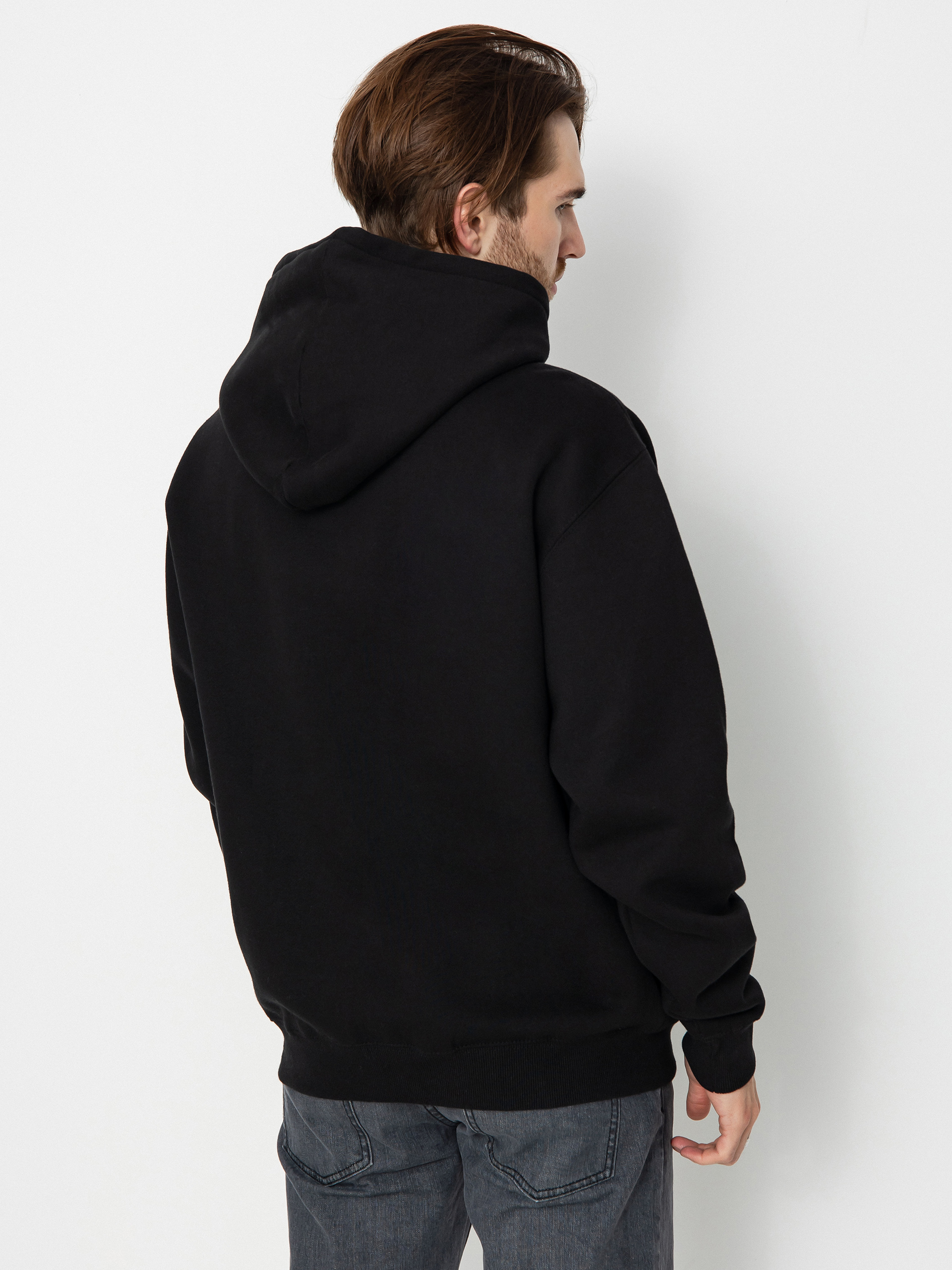 Mikina s kapucňou Volcom Stone HD (black)