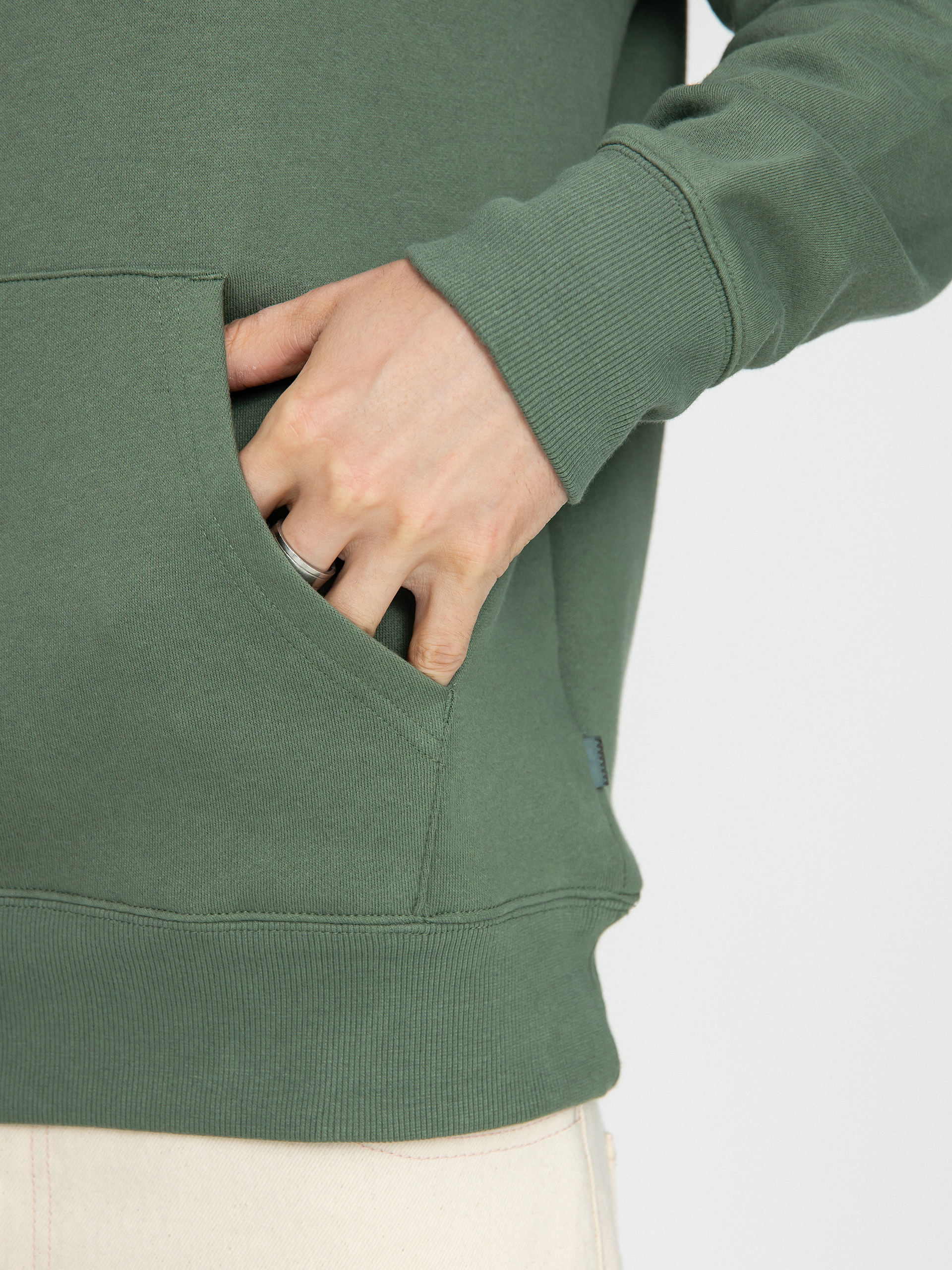 Mikina s kapucňou Quiksilver Moonlit Mountai HD (laurel wreath)