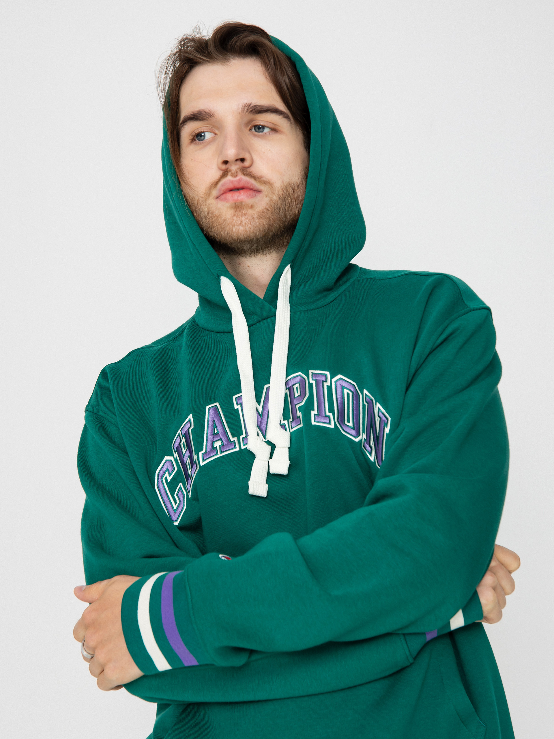 Mikina s kapucňou Champion Hooded Sweatshirt 219174 HD (avt)