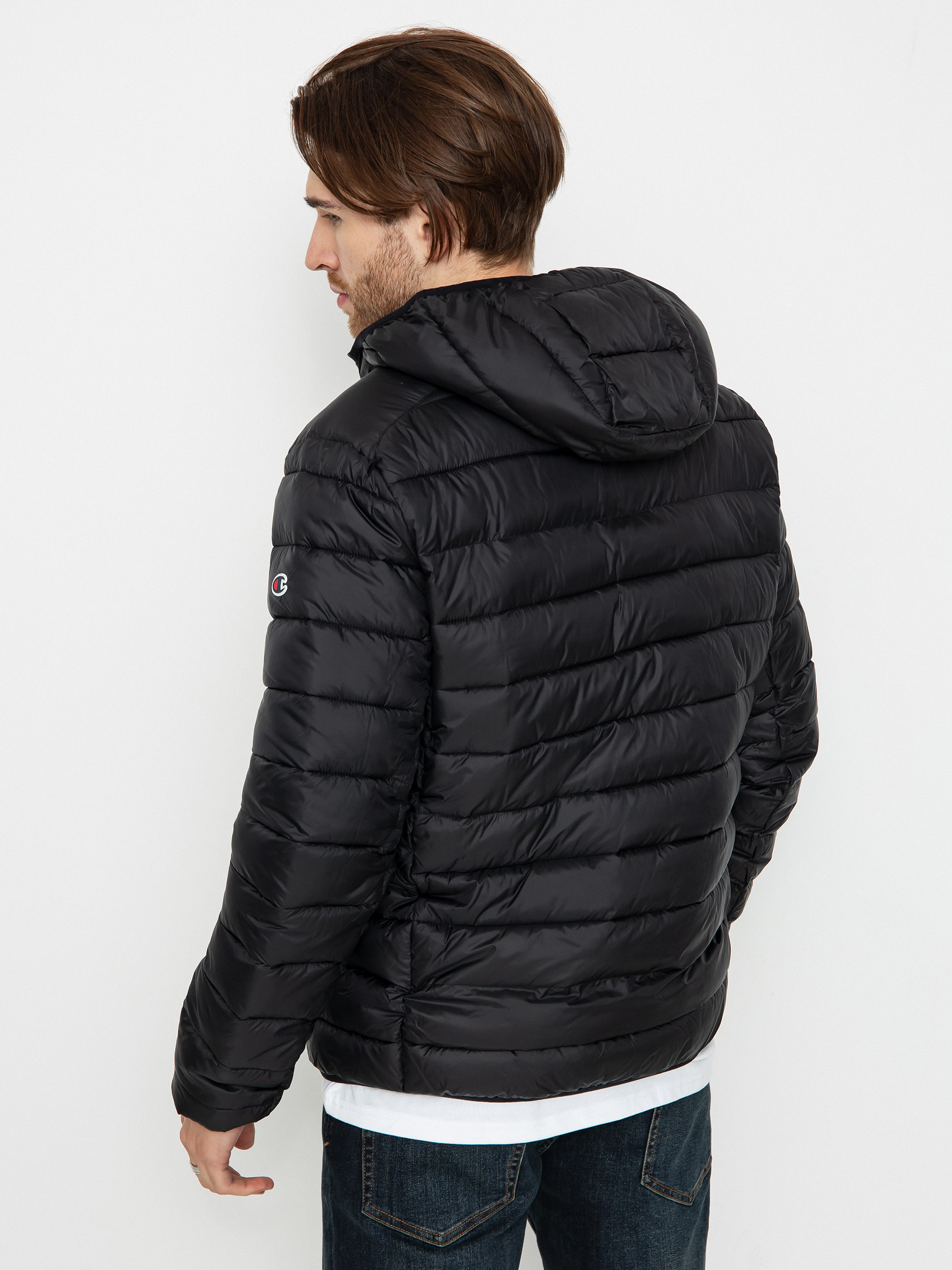 Bunda Champion Legacy Hooded Jacket 219184 (nbk/nbk)