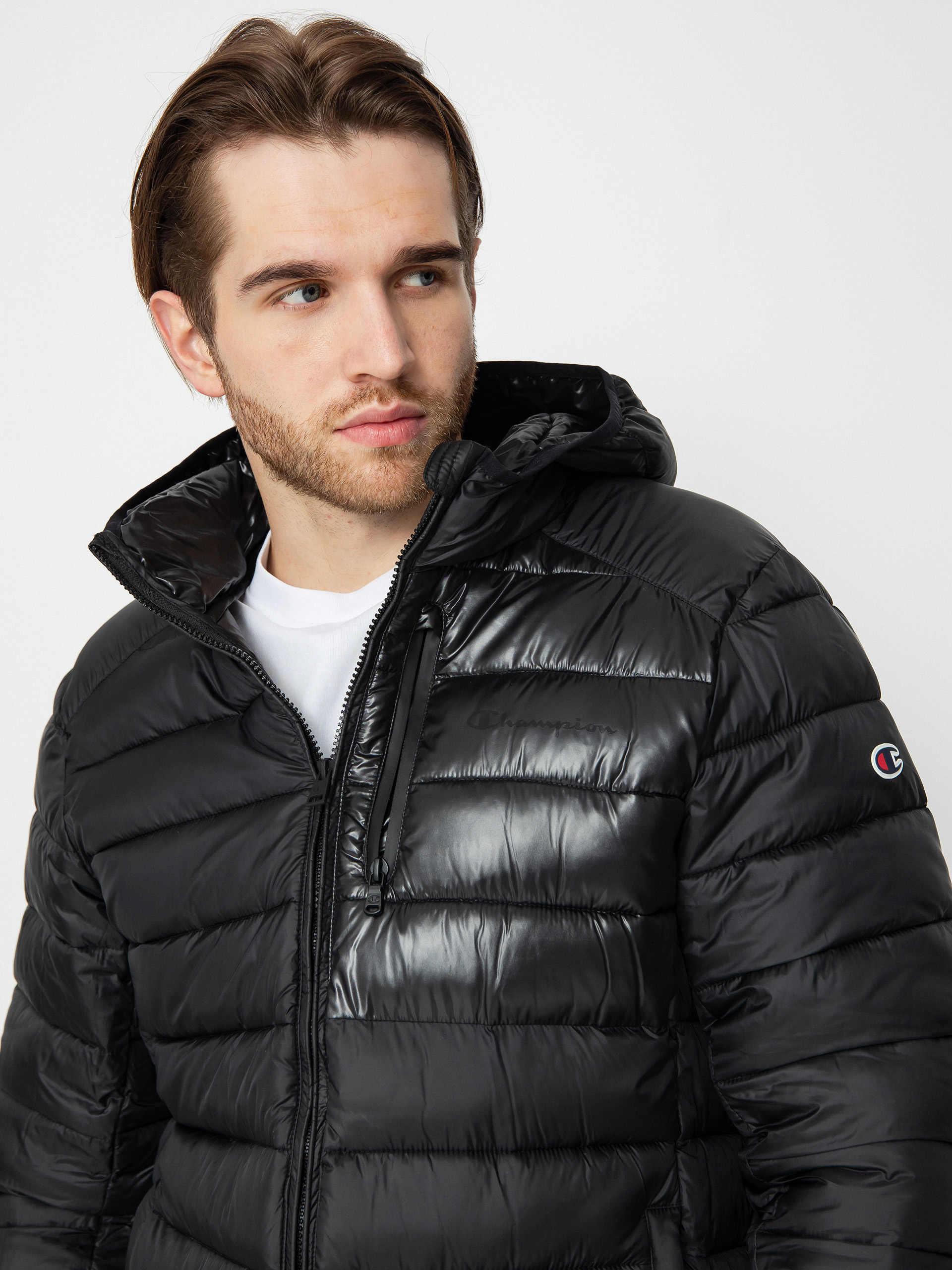 Bunda Champion Legacy Hooded Jacket 219184 (nbk/nbk)