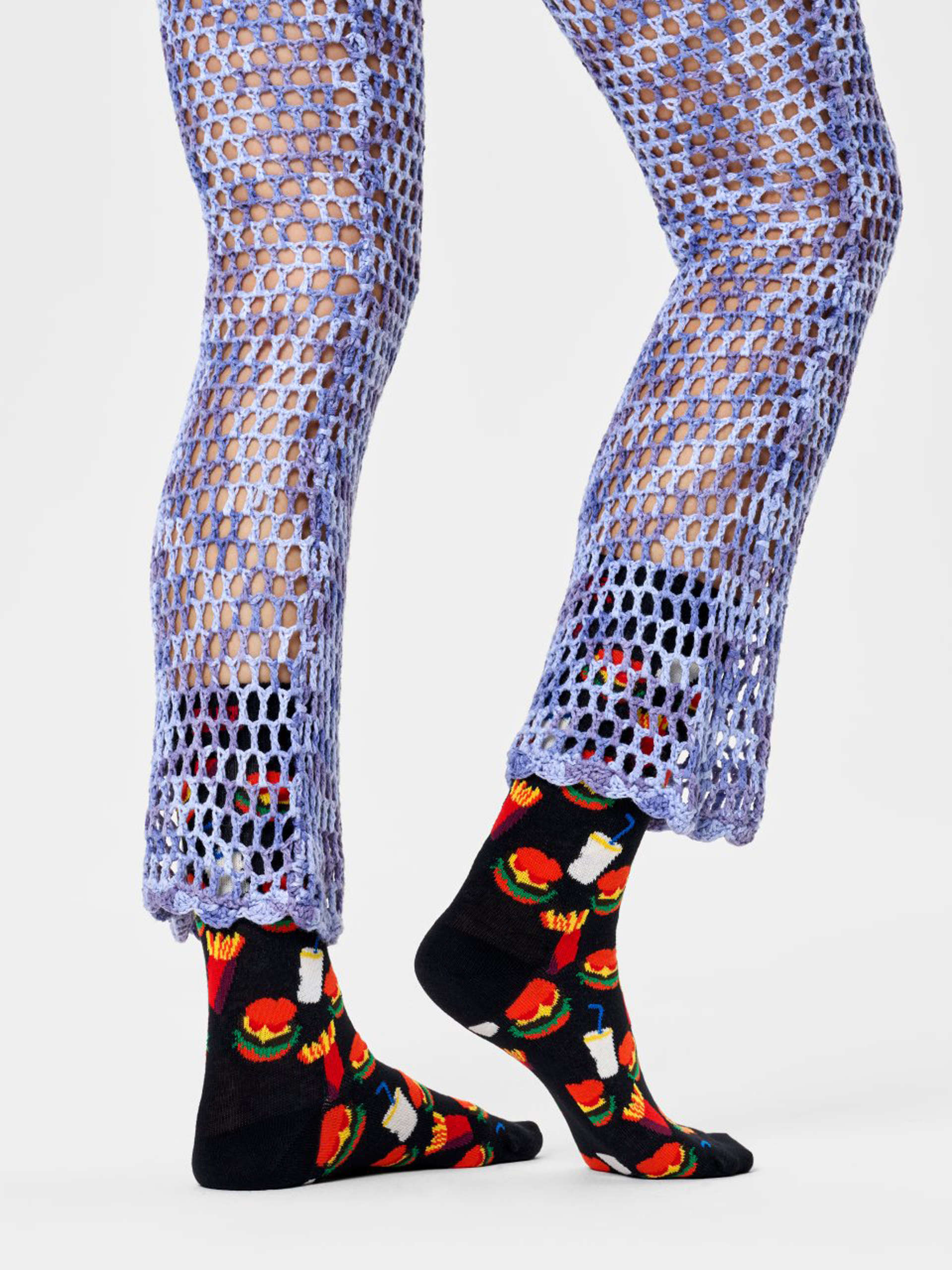 Ponožky Happy Socks Hamburger (black)