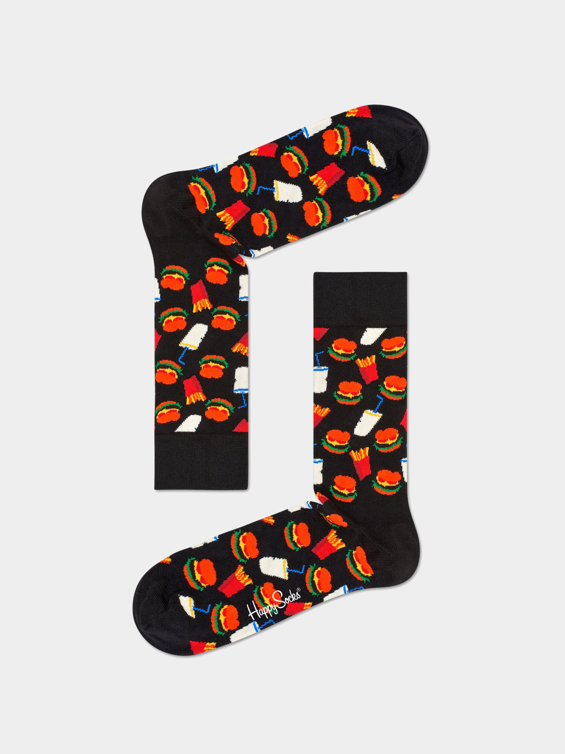Ponožky Happy Socks Hamburger (black)