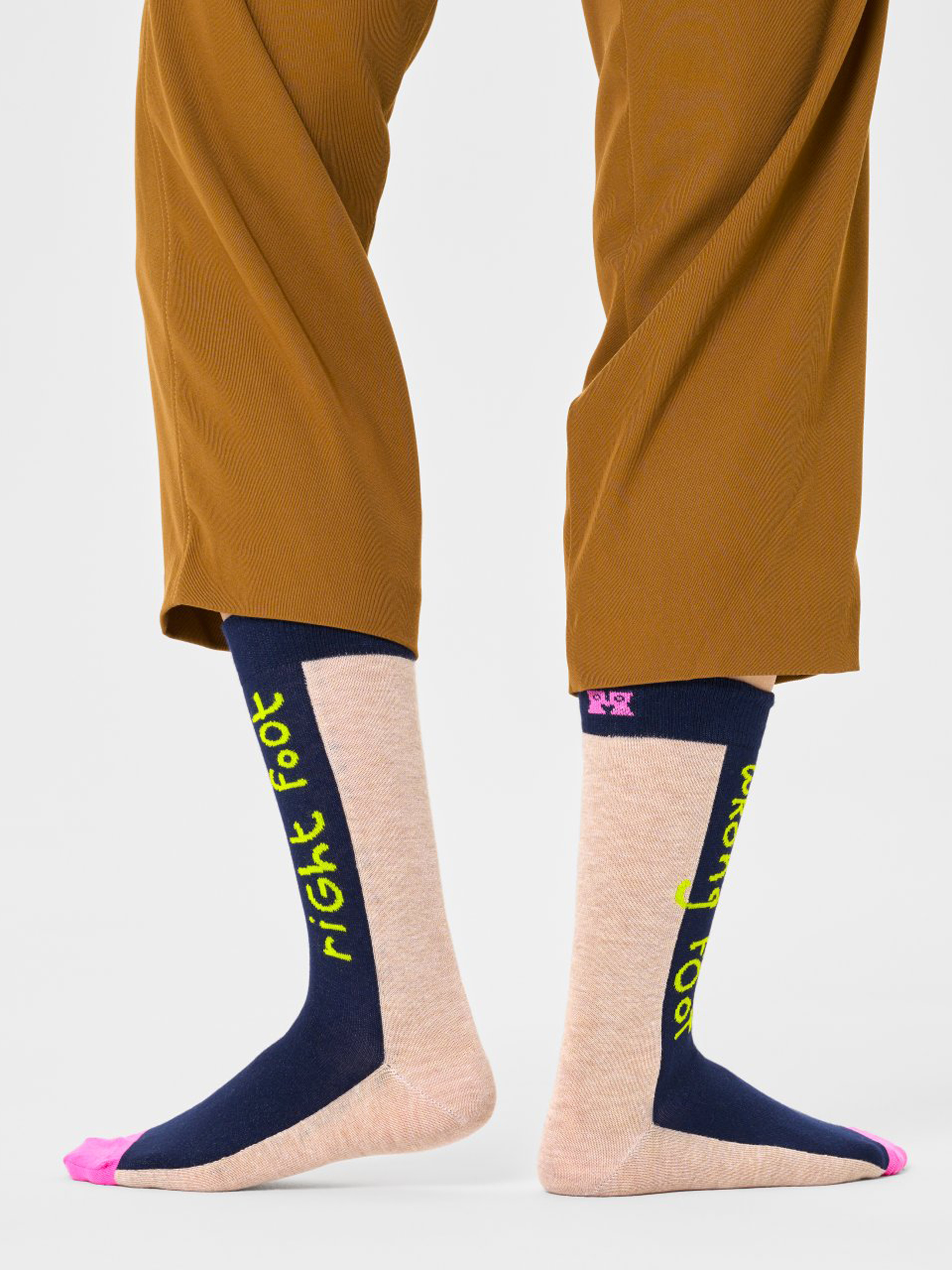 Ponožky Happy Socks Right Wrong (wall/navy)