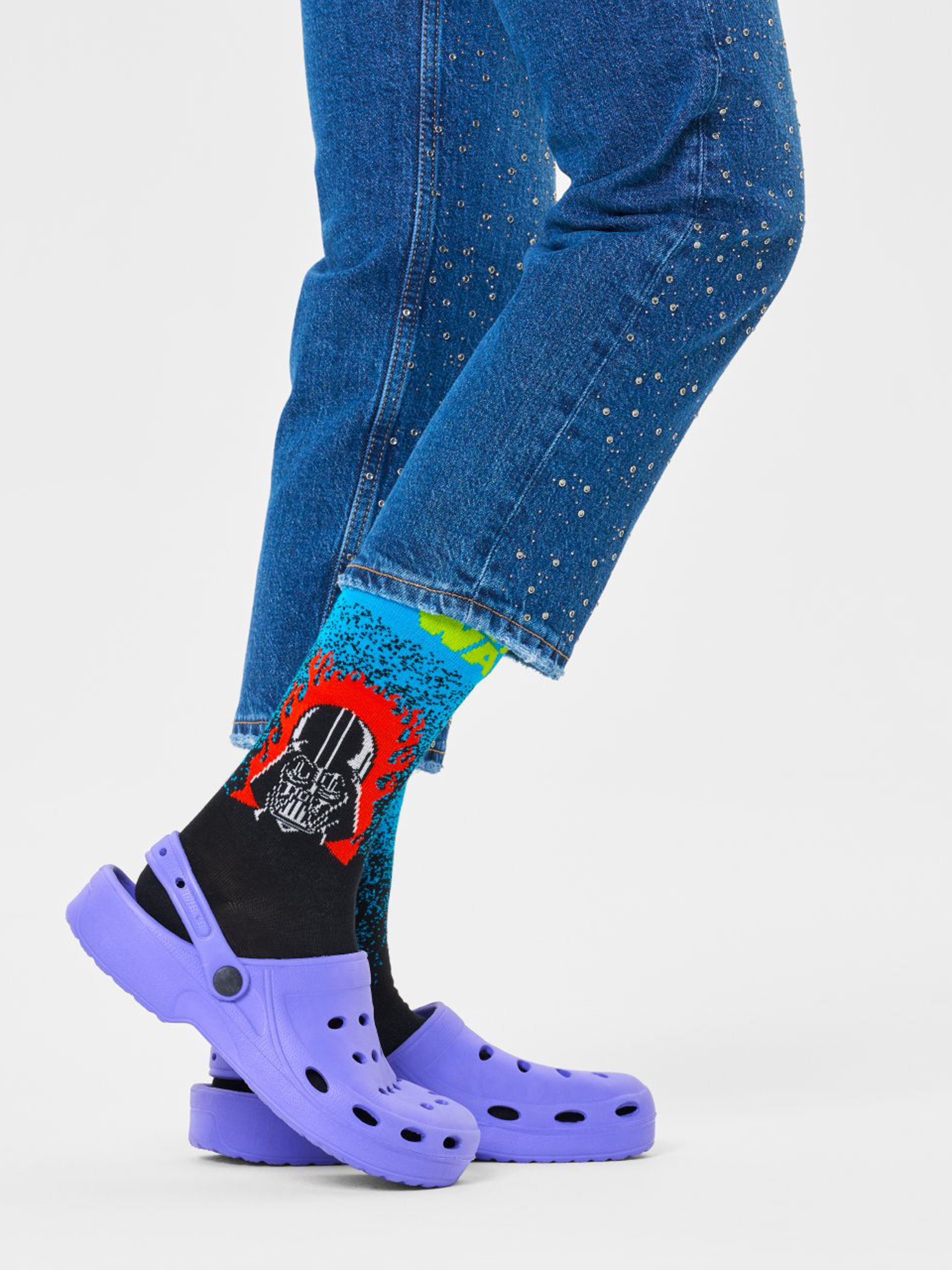 Ponožky Happy Socks Star Wars™ Darth Vader (black/blue)