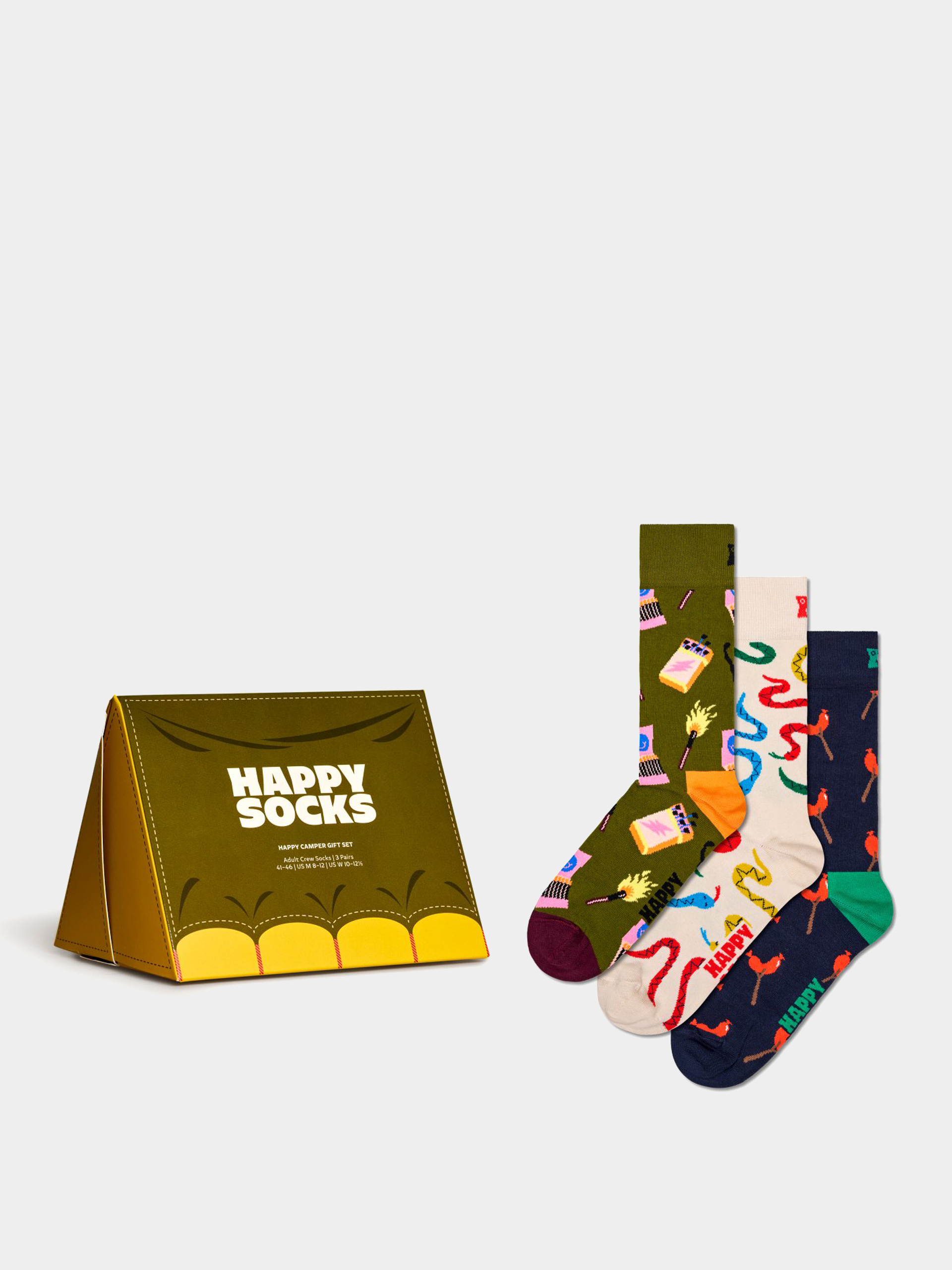 Ponožky Happy Socks 3 Pack Happy Campers Gift Set (multi)