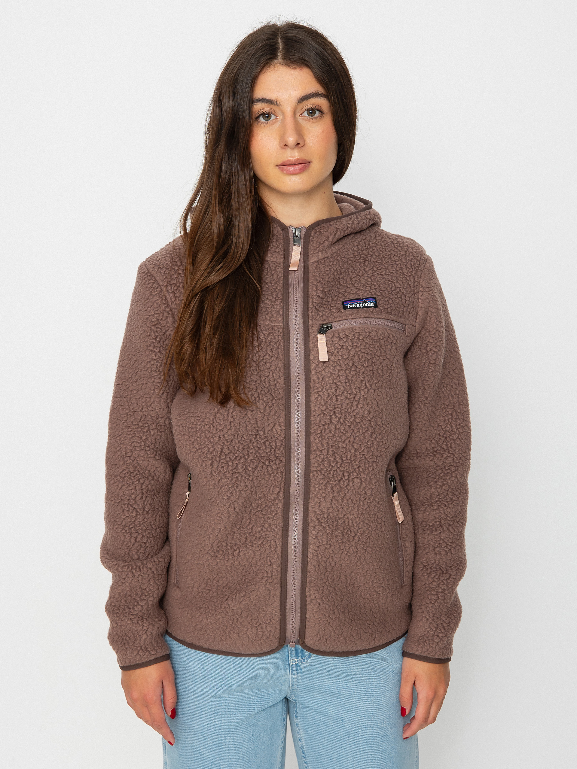 Dámsky Flisová mikina Patagonia Retro Pile Hoody (dusky brown)
