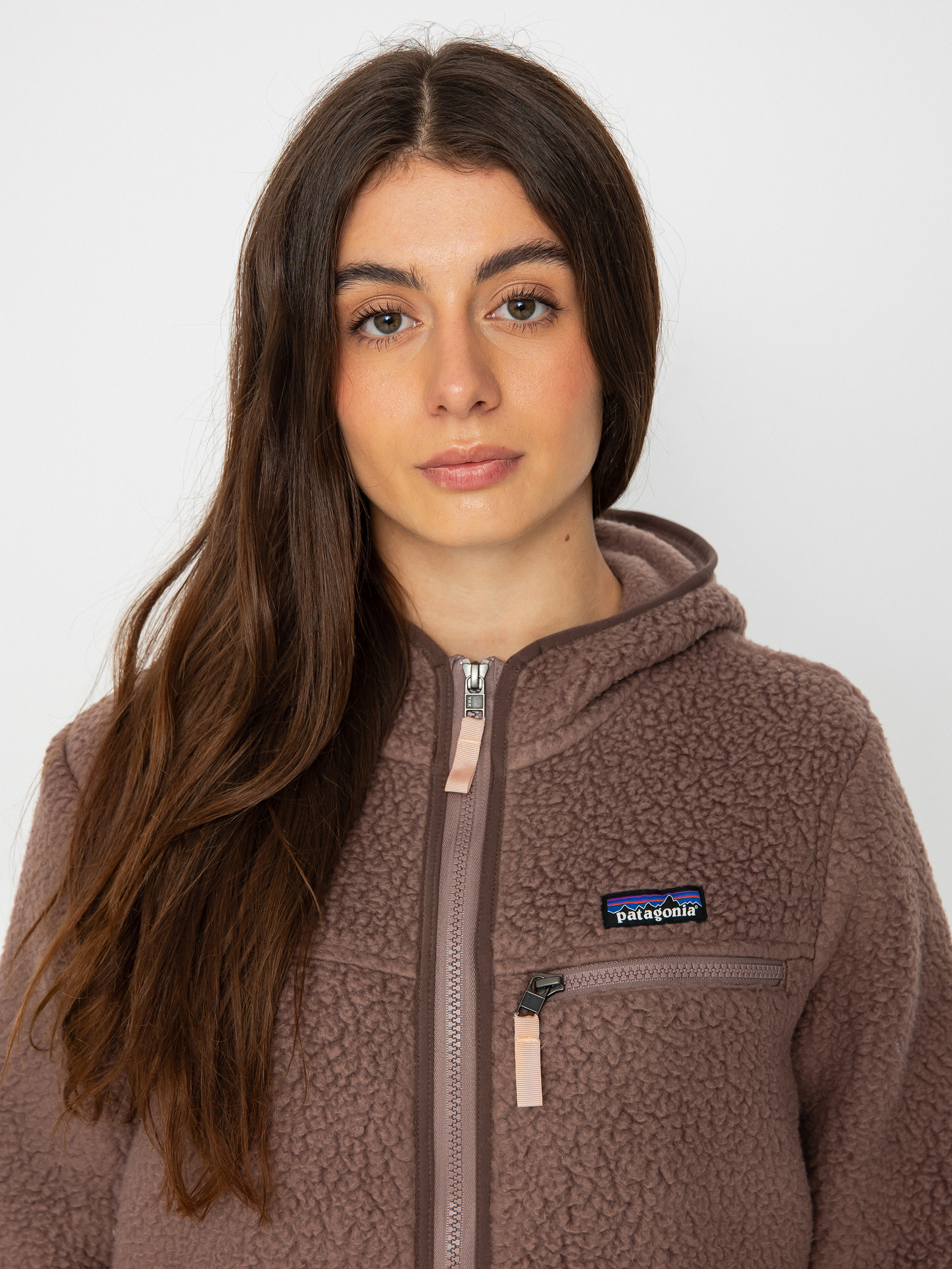 Dámsky Flisová mikina Patagonia Retro Pile Hoody (dusky brown)