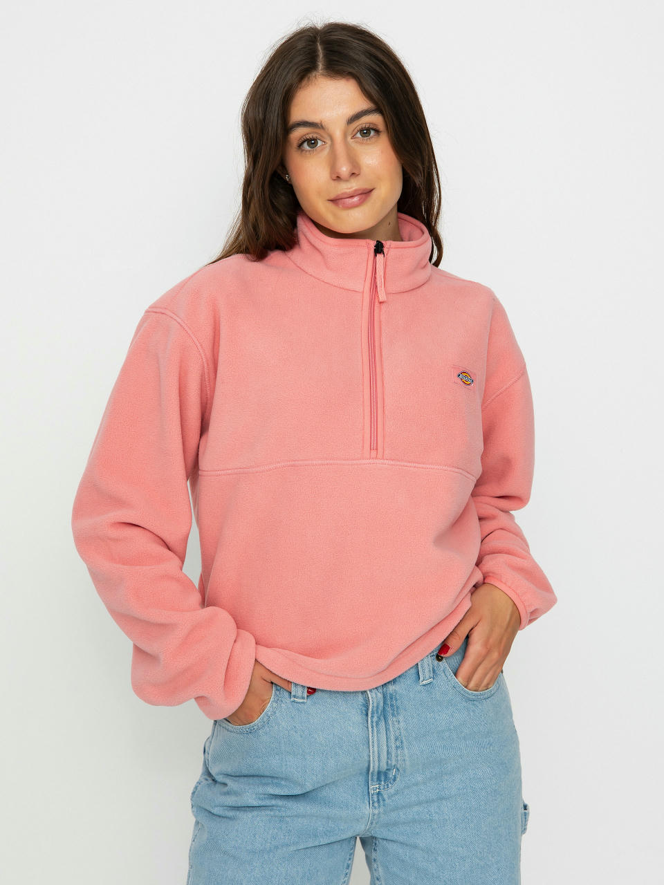 Flisová mikina Dickies Louisburg Wmn (flamingo plume)