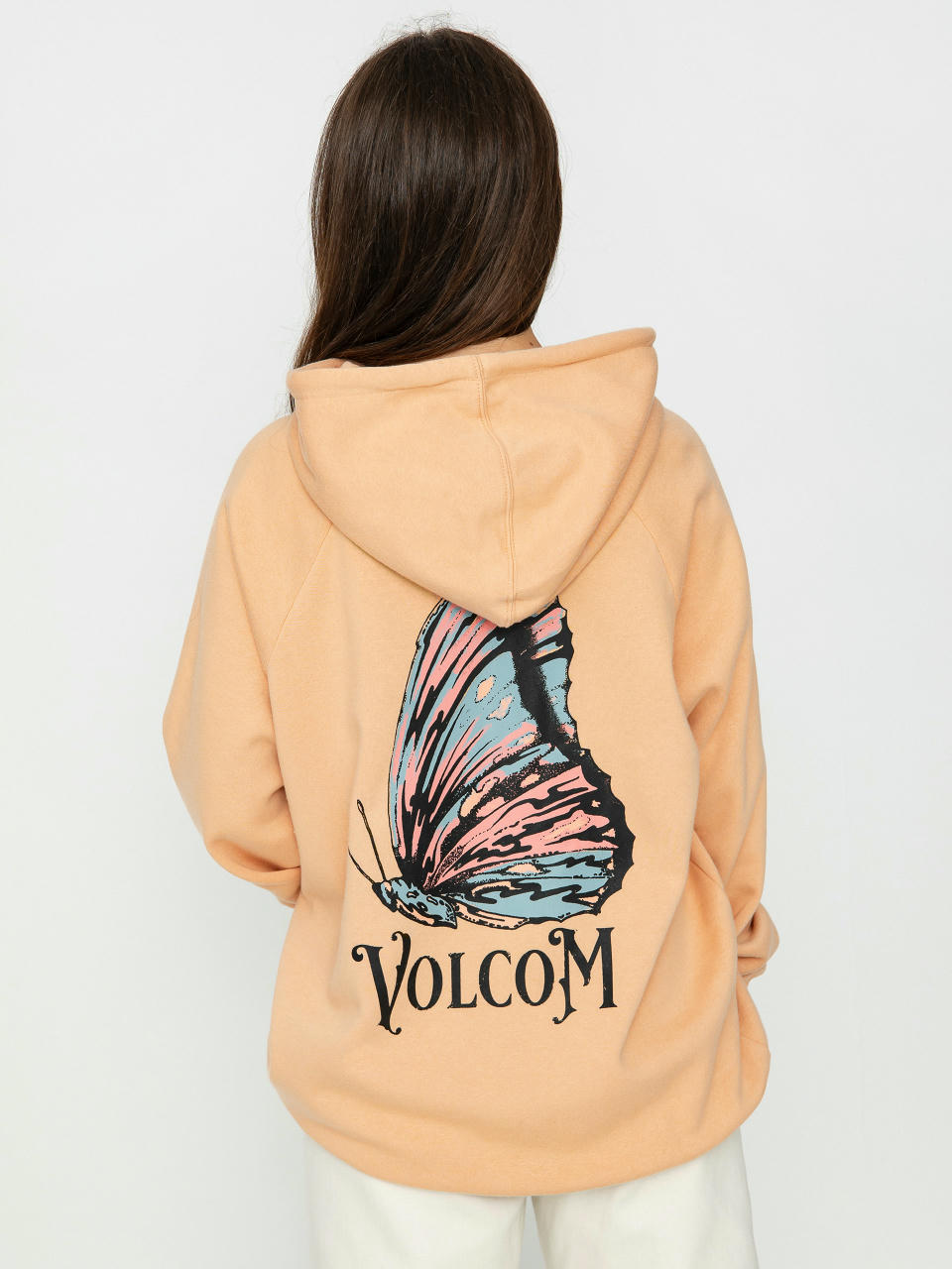 Mikina s kapucňou Volcom Truly Stoked Bf HD Wmn (clay)