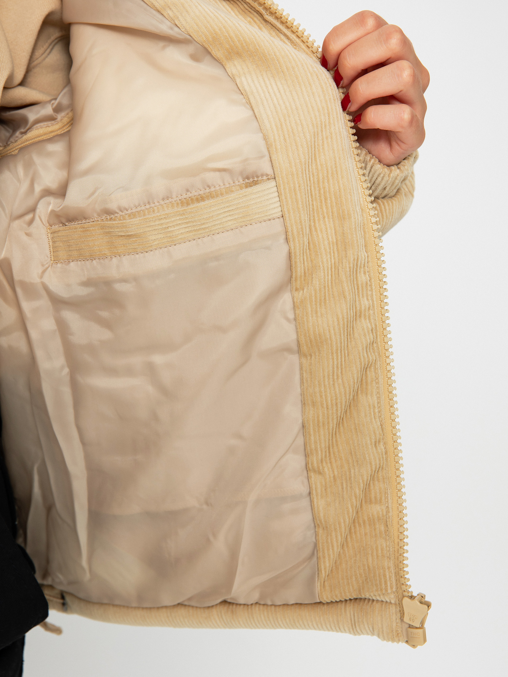 Bunda Volcom Cord'N Puff Wmn (khaki)