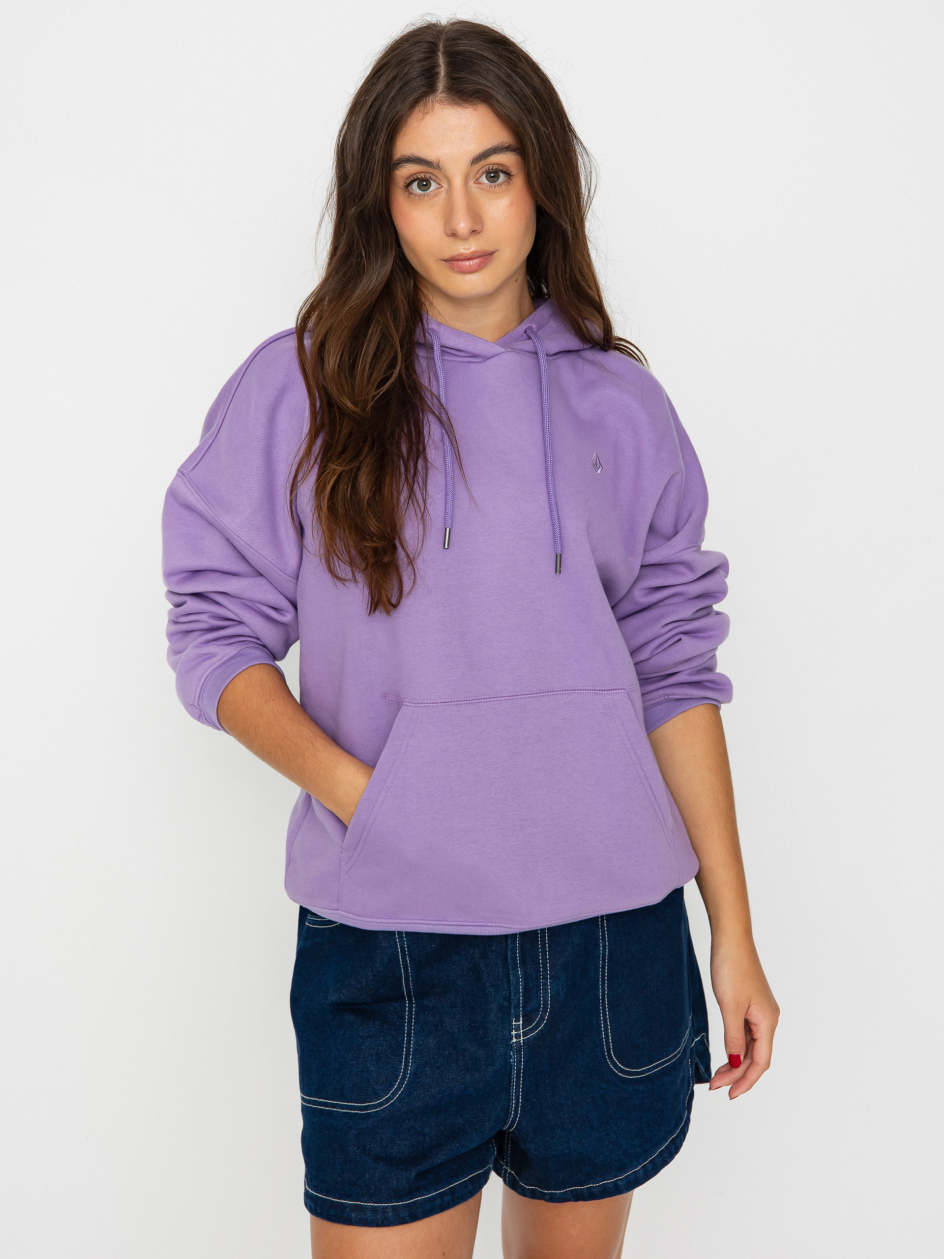 Mikina s kapucňou Volcom Stone Heart II HD Wmn (paisley purple)