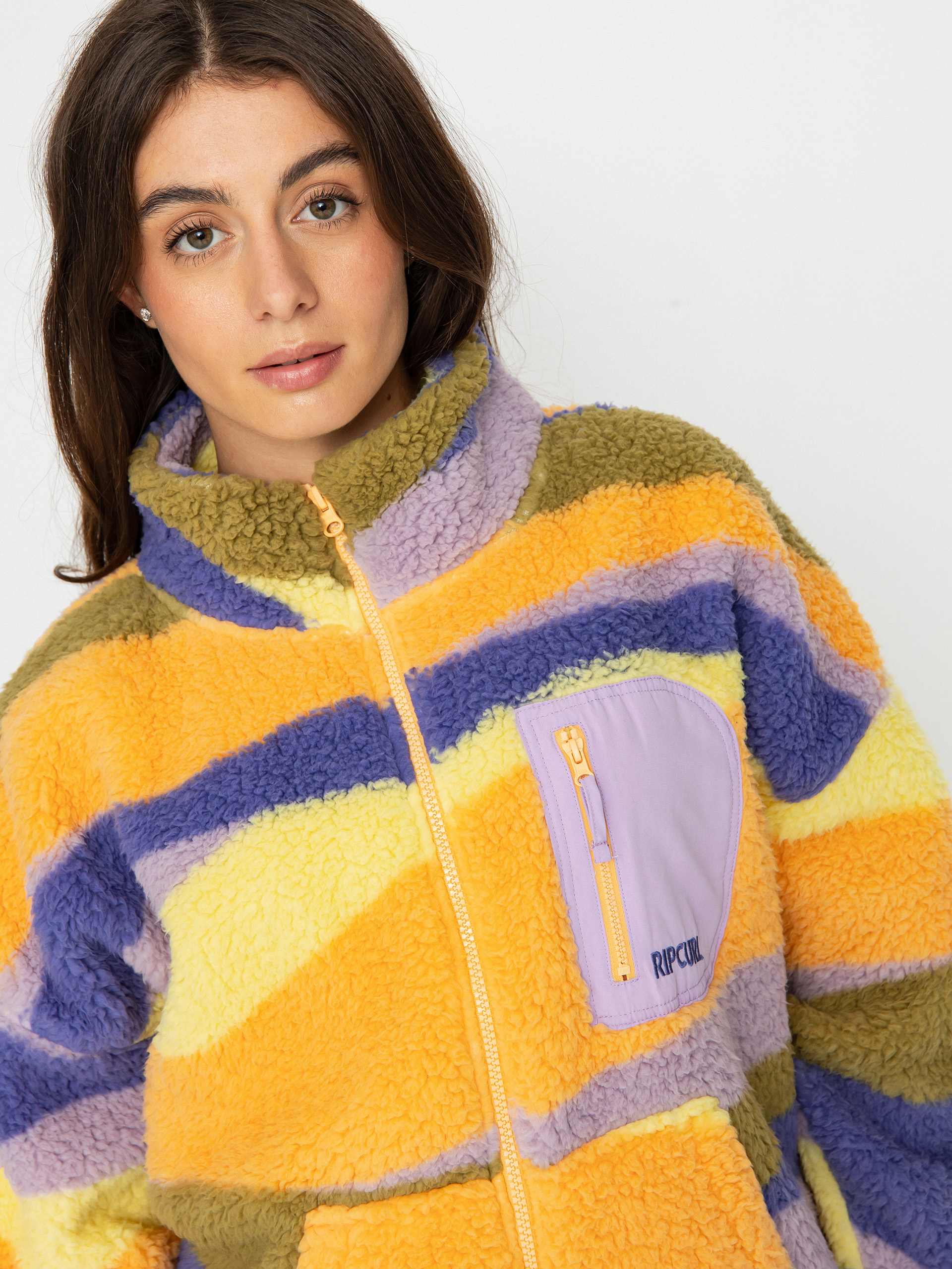 Dámsky Flisová mikina Rip Curl Sunrise Wavy (multicolor)