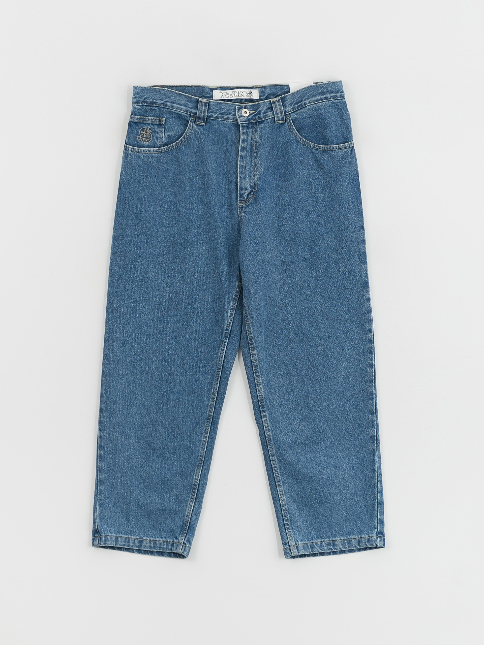 Nohavice Polar Skate 93! Denim (mid blue)