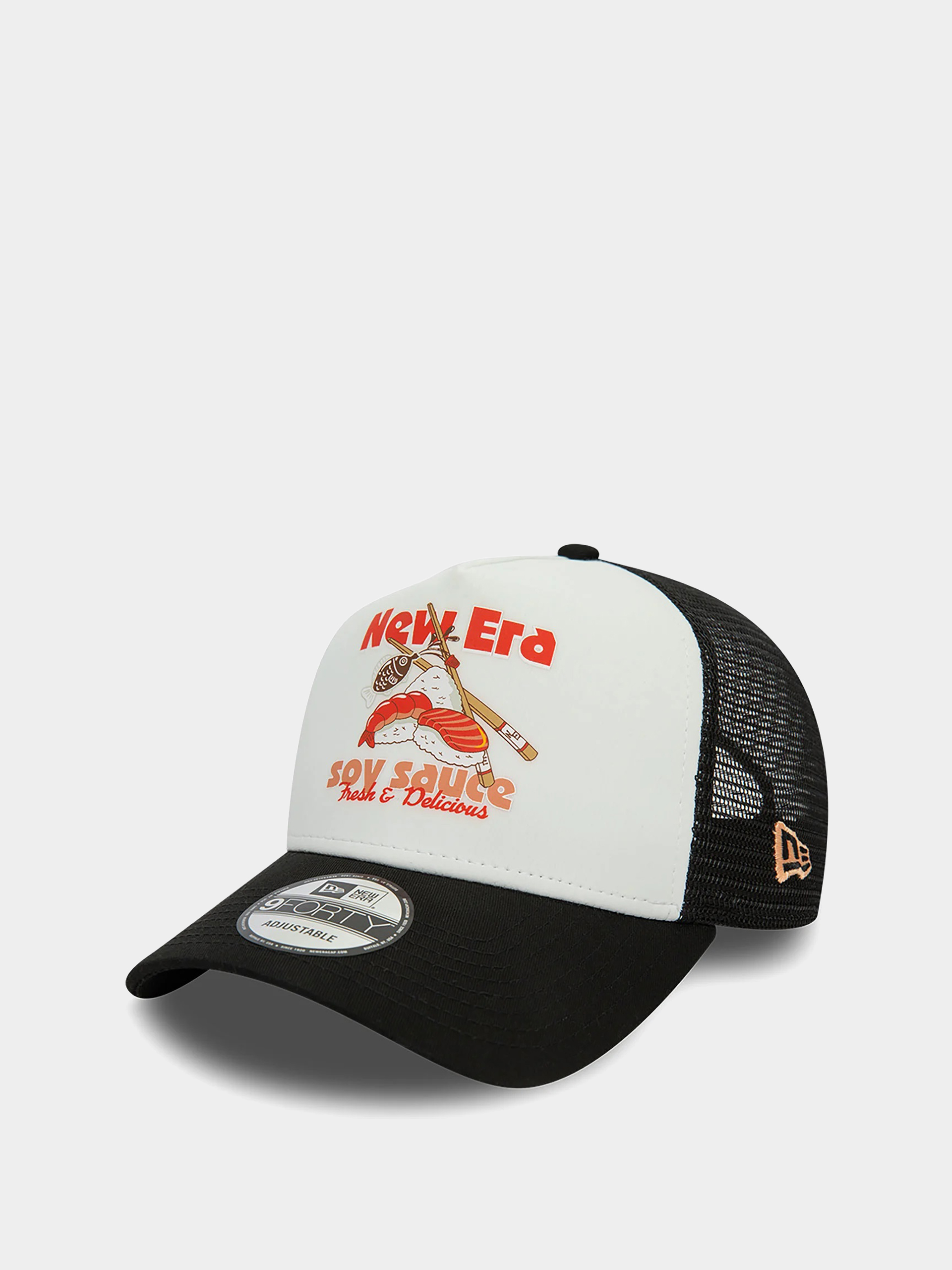Šiltovka New Era Food Trucker (black/white)