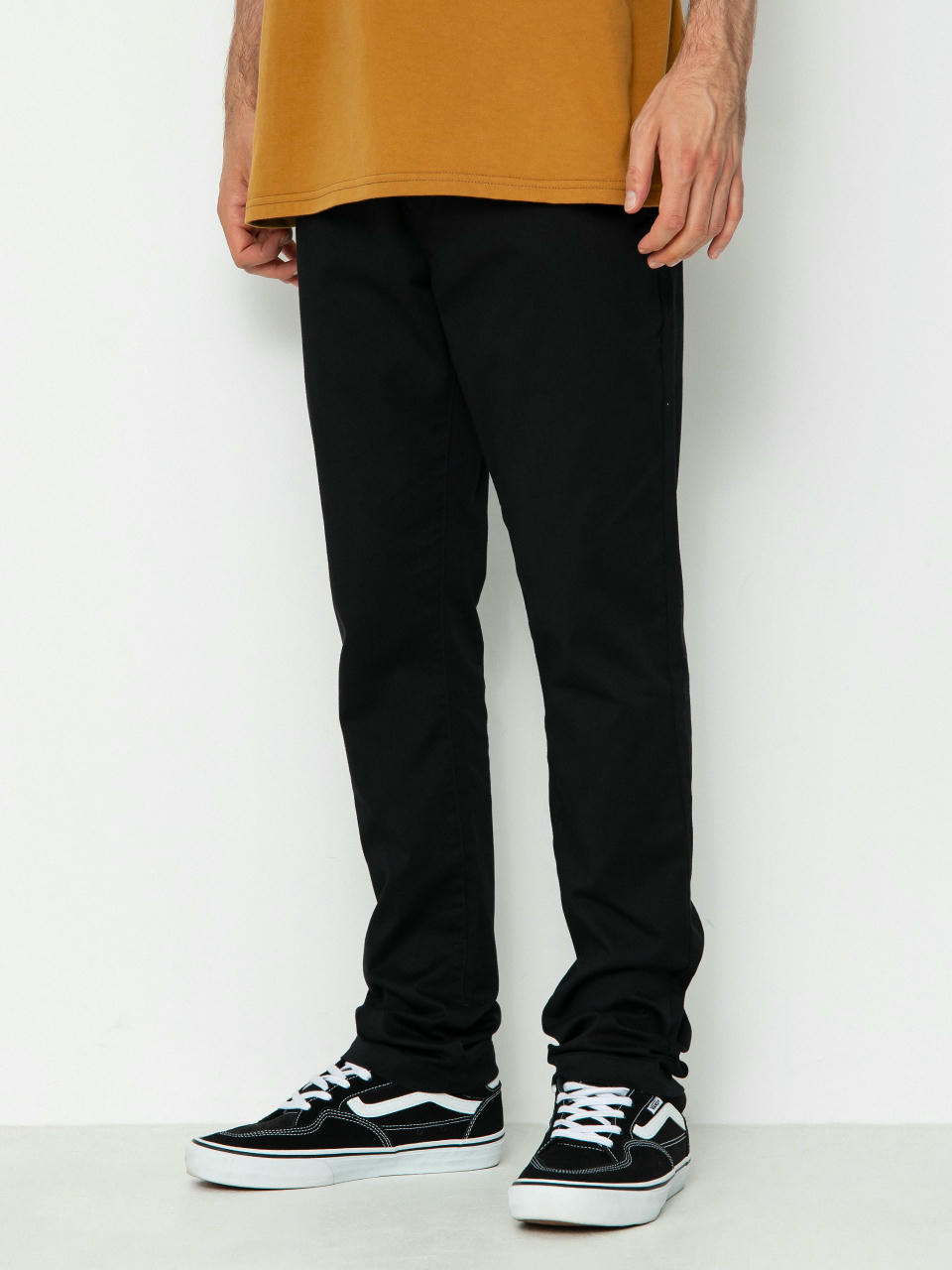 Nohavice Volcom Frickin Slim Stretch (black)