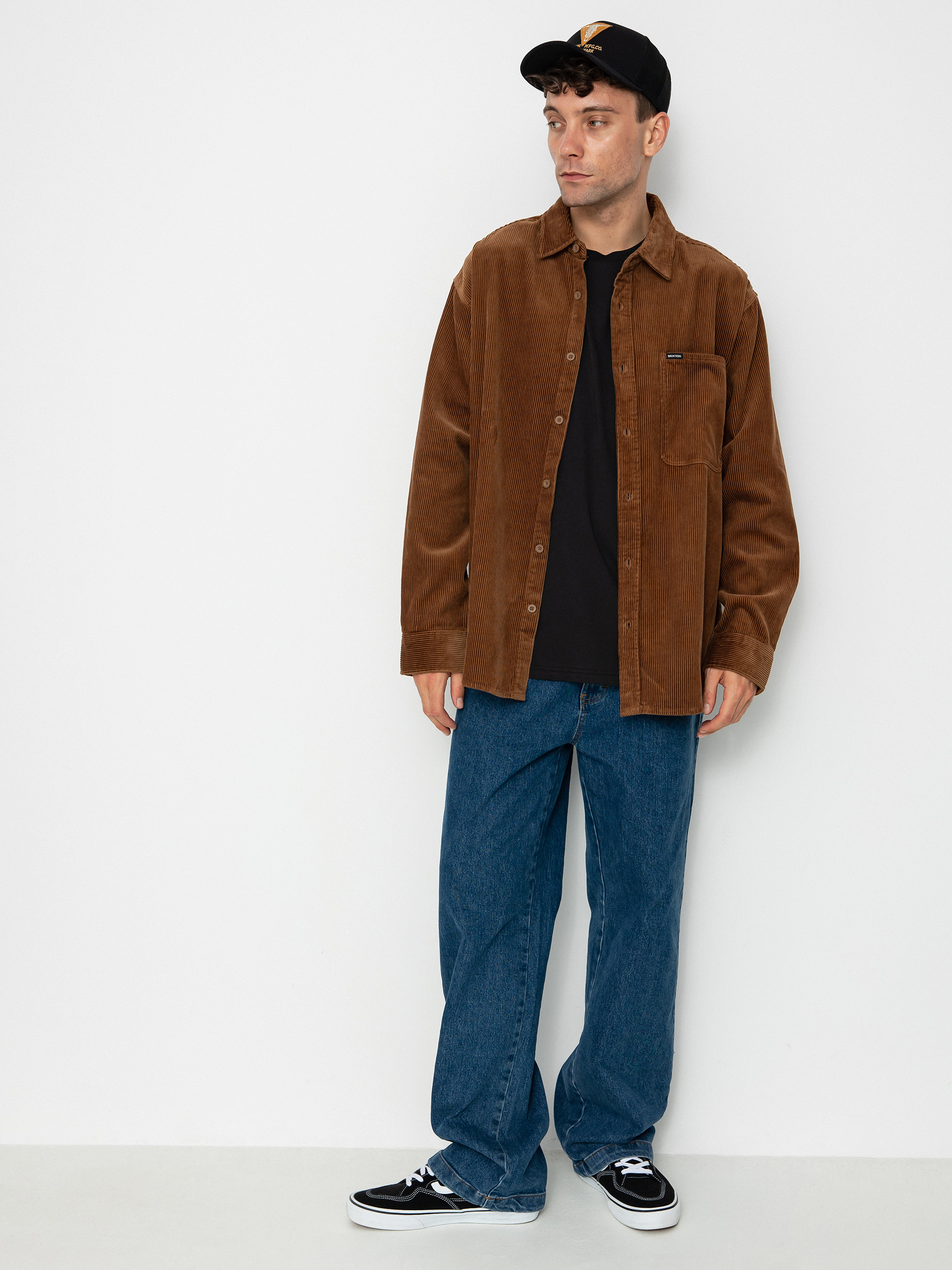 Košeľa Brixton Porter Overshirt (bison)