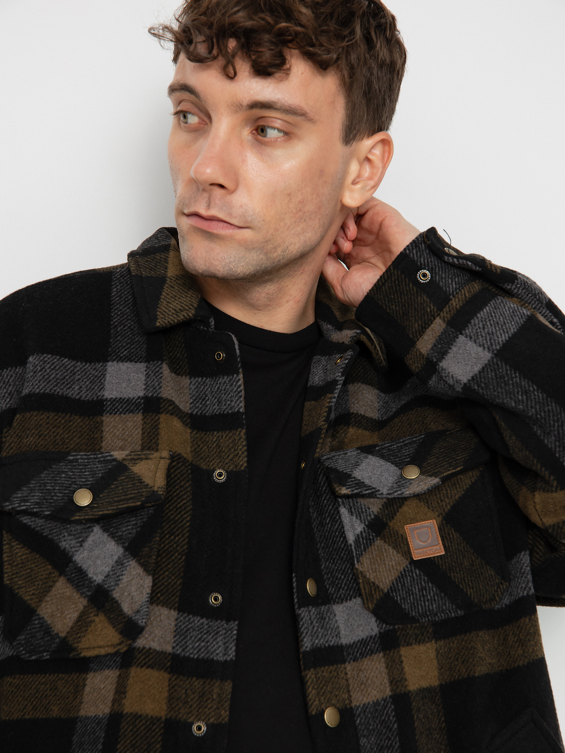 Bunda Brixton Durham Lined (black/charcoal/desert palm)