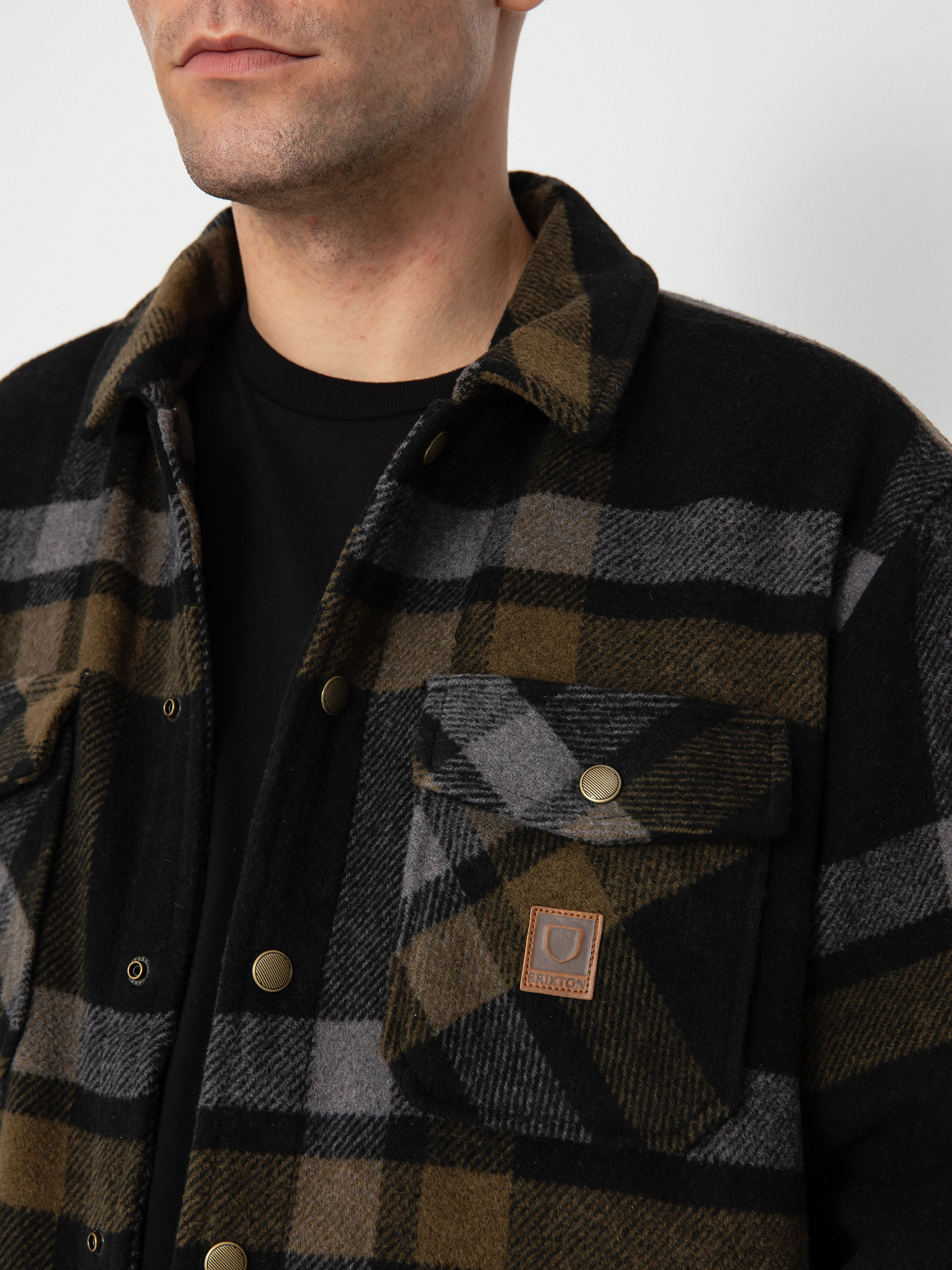 Bunda Brixton Durham Lined (black/charcoal/desert palm)