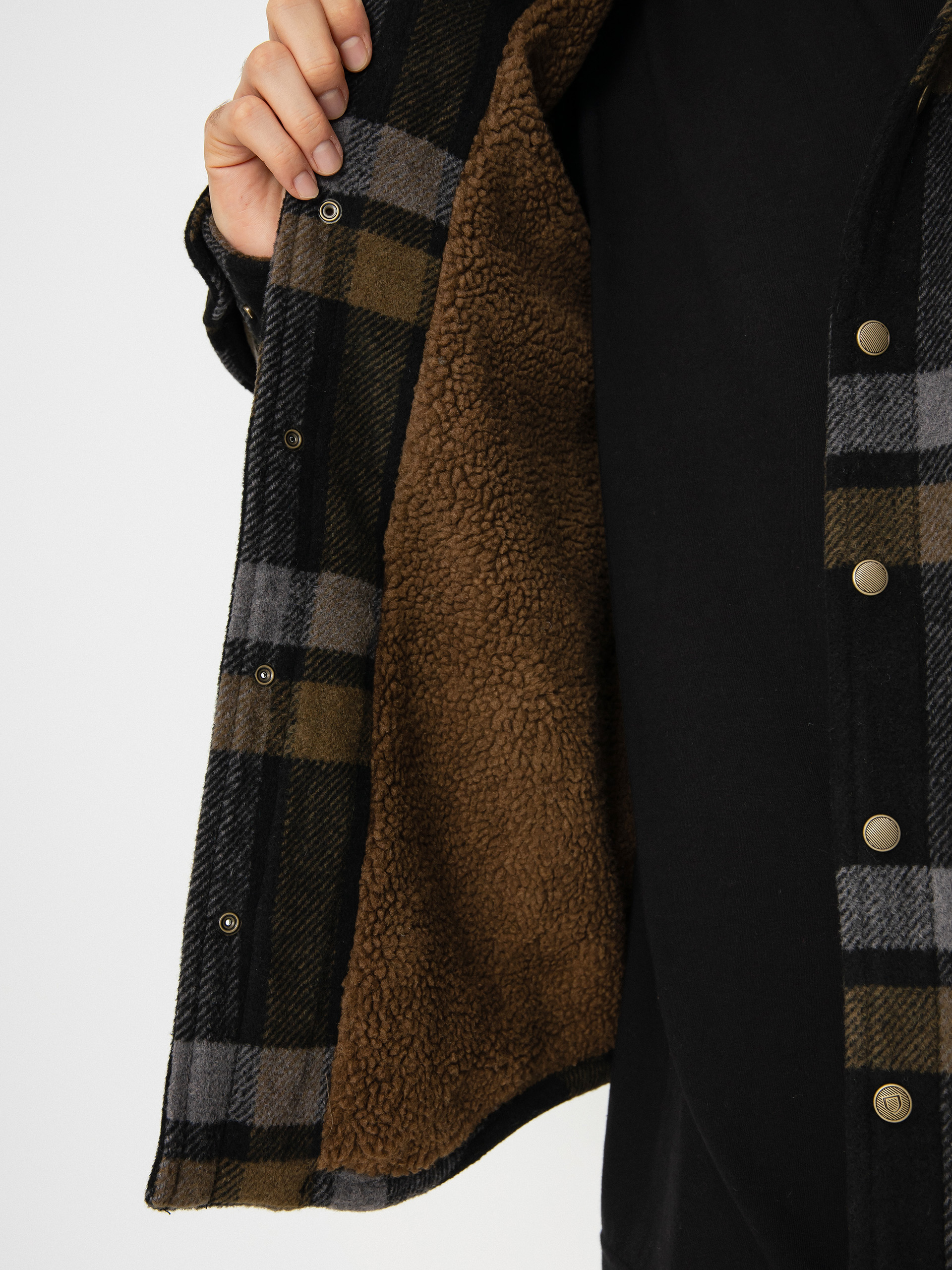 Bunda Brixton Durham Lined (black/charcoal/desert palm)