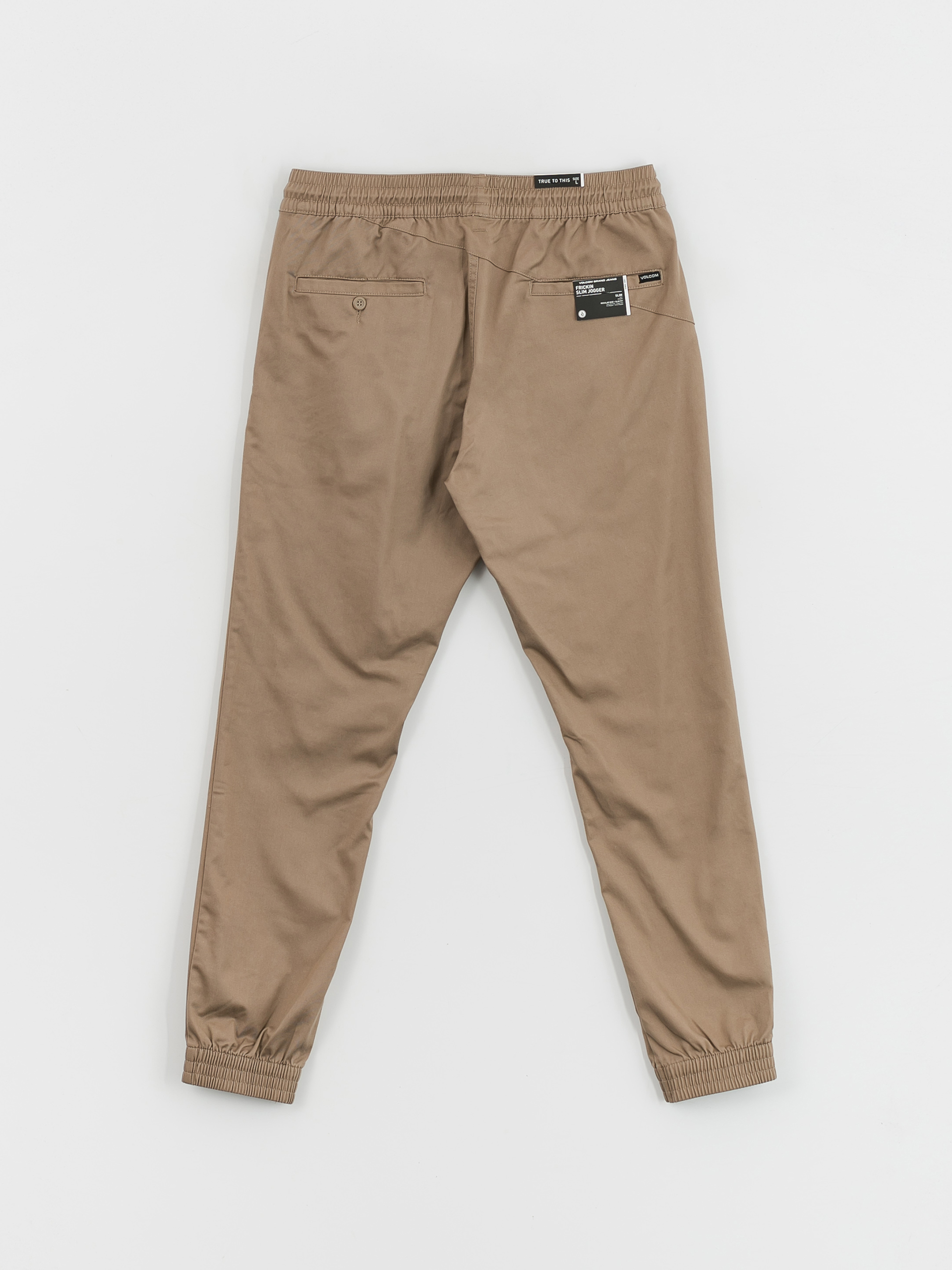 Nohavice Volcom Frickin Slim Jogger (khaki)