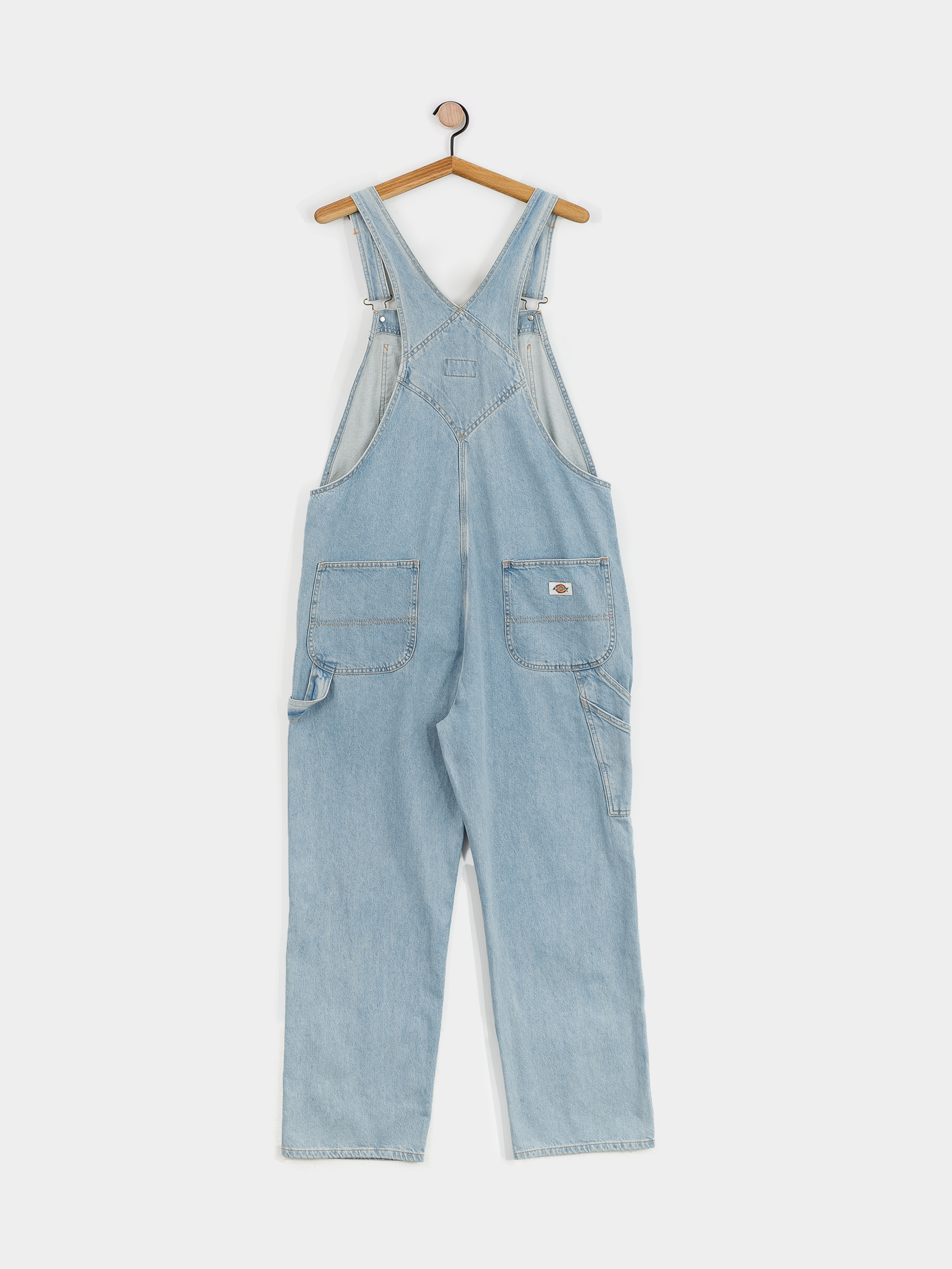 Nohavice Dickies Classic Denm Bib (vntg blue)
