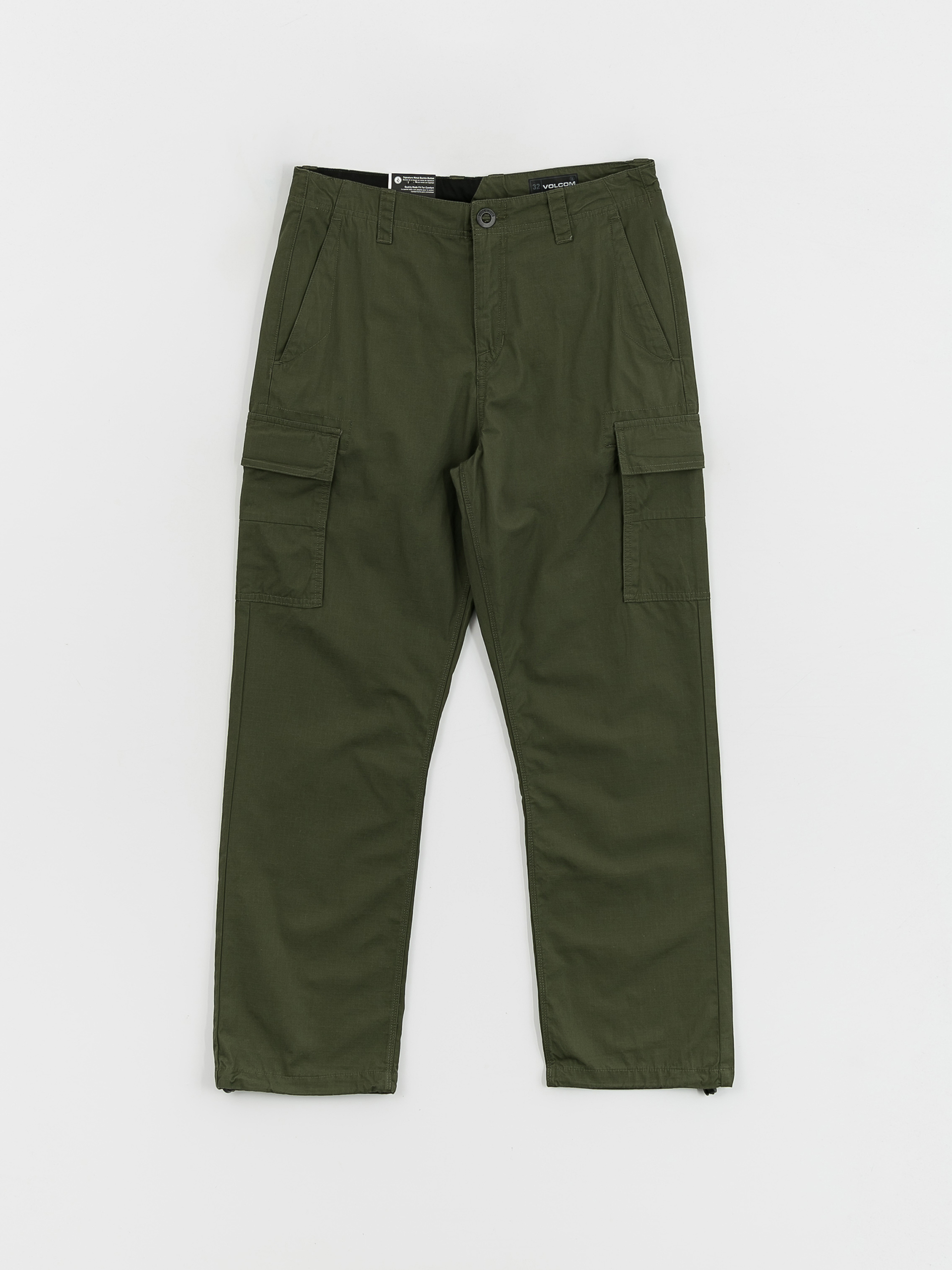 Nohavice Volcom Squads Cargo Loose Tprd (squadron green)