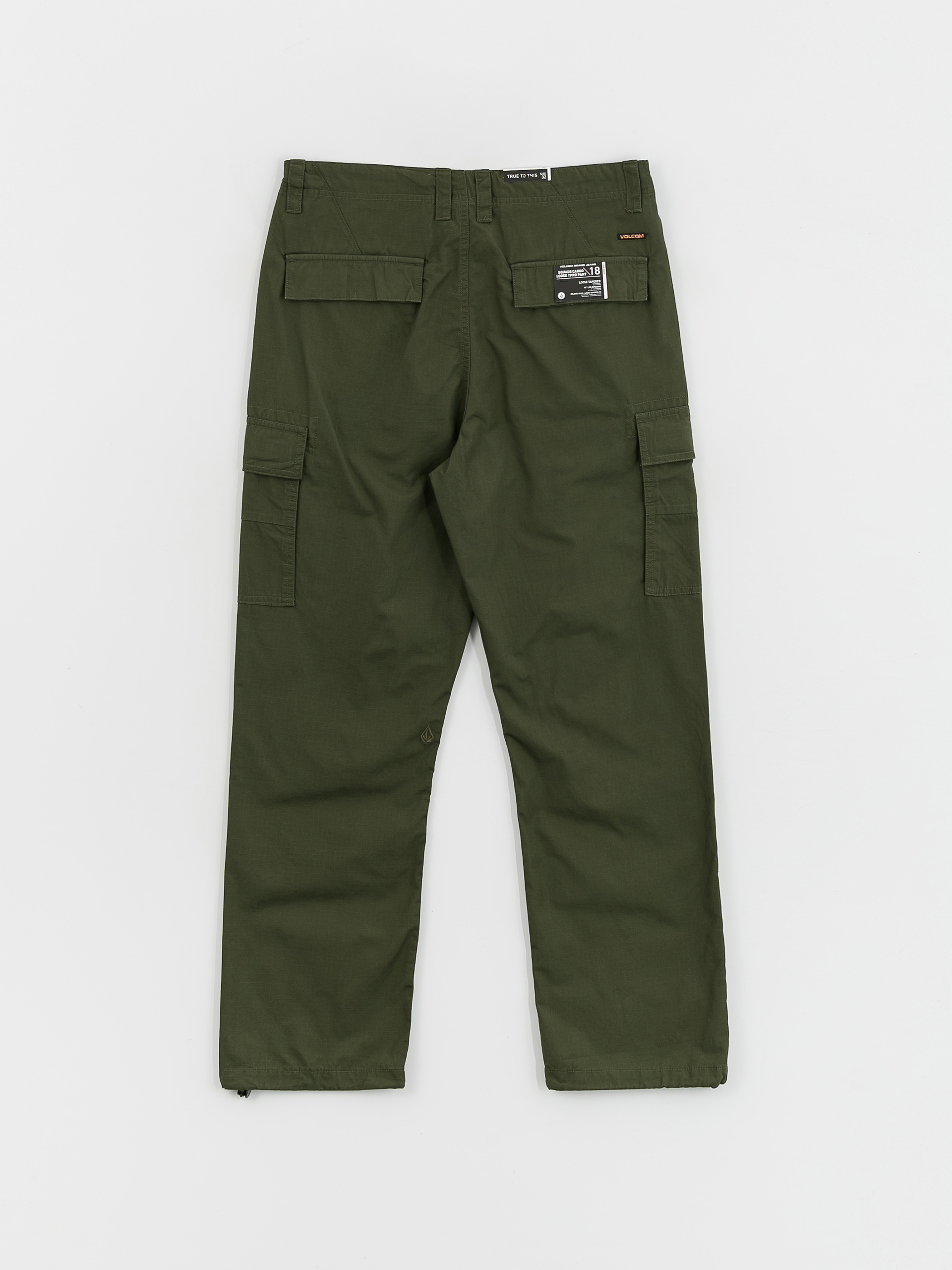 Nohavice Volcom Squads Cargo Loose Tprd (squadron green)