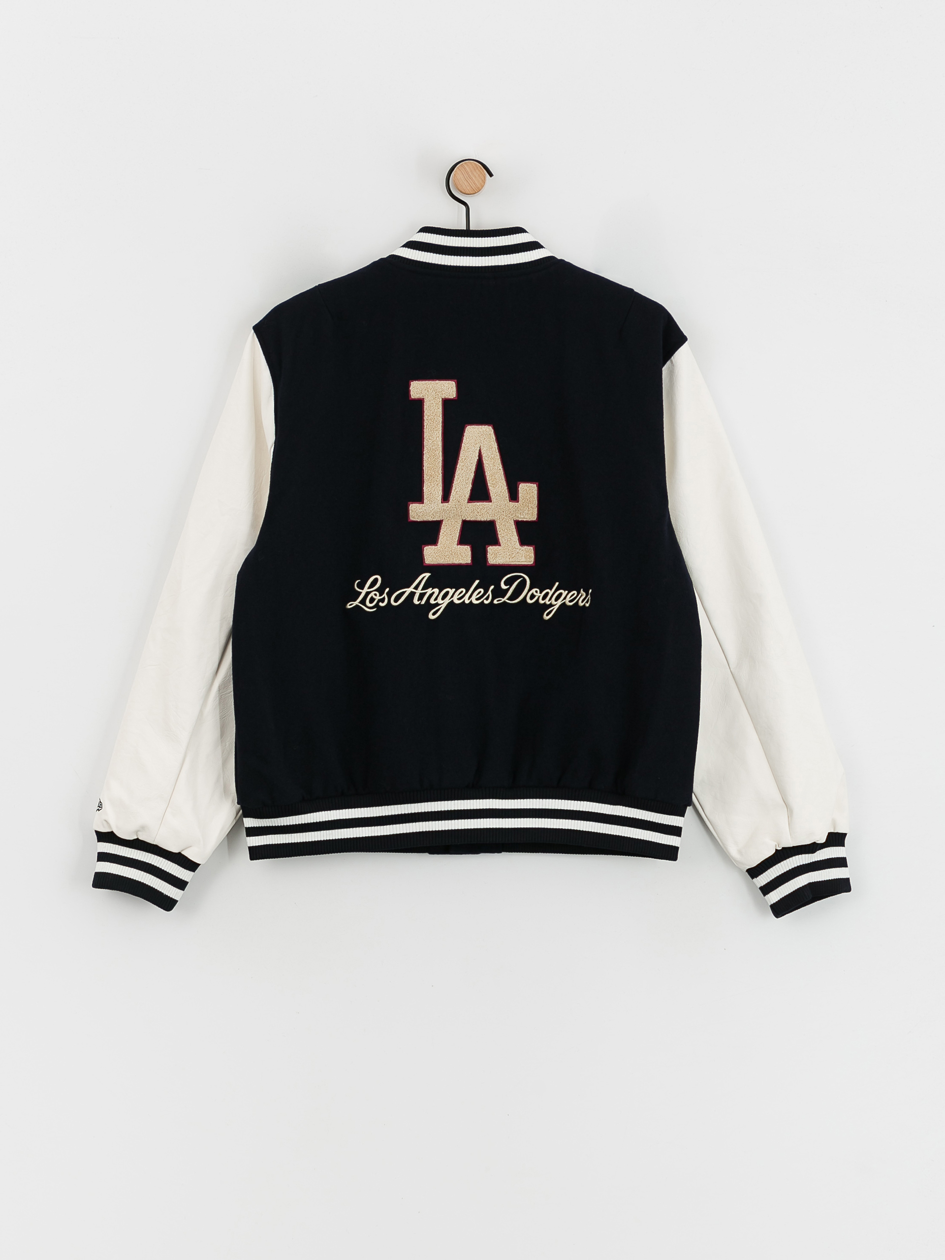 Bunda New Era MLB Varsity Los Angeles Dodgers (navy/off white)