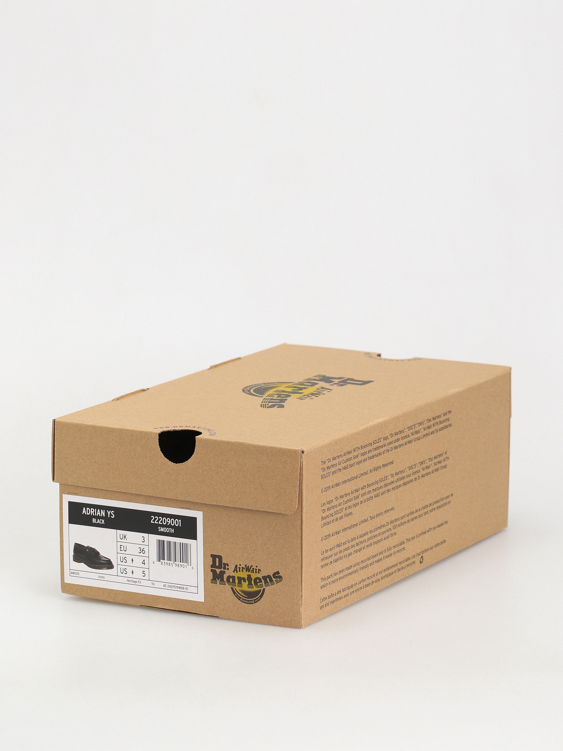 Topánky Dr. Martens Adrian YS (black smooth)