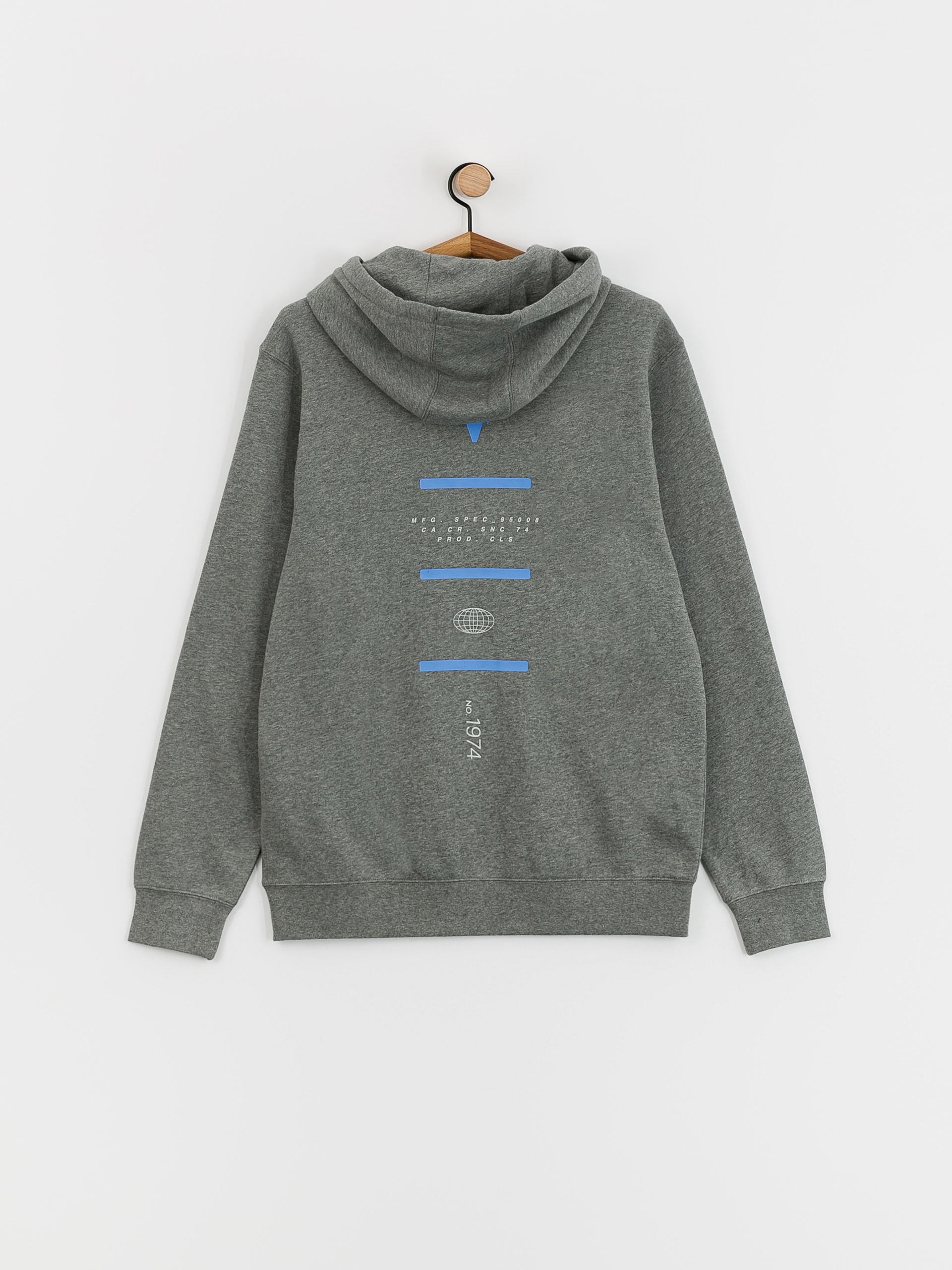 Mikina s kapucňou Fox Magnetic HD (graphite)