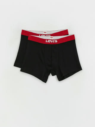 Spodné prádlo Levi's® Solid Basic Boxer (black/red)