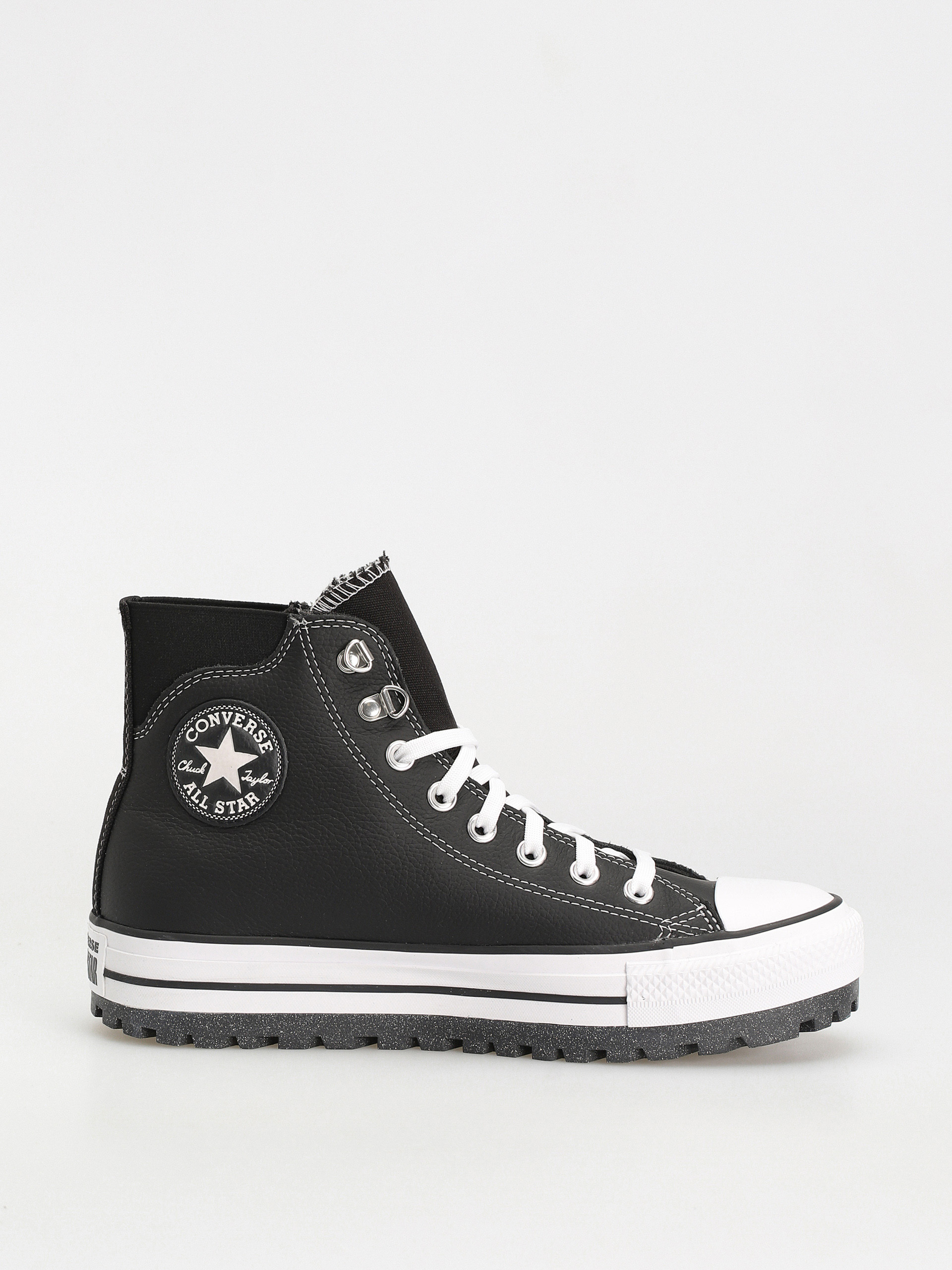 Topu00e1nky Converse Chuck Taylor City Trek Wp Hi (black/white/silver)