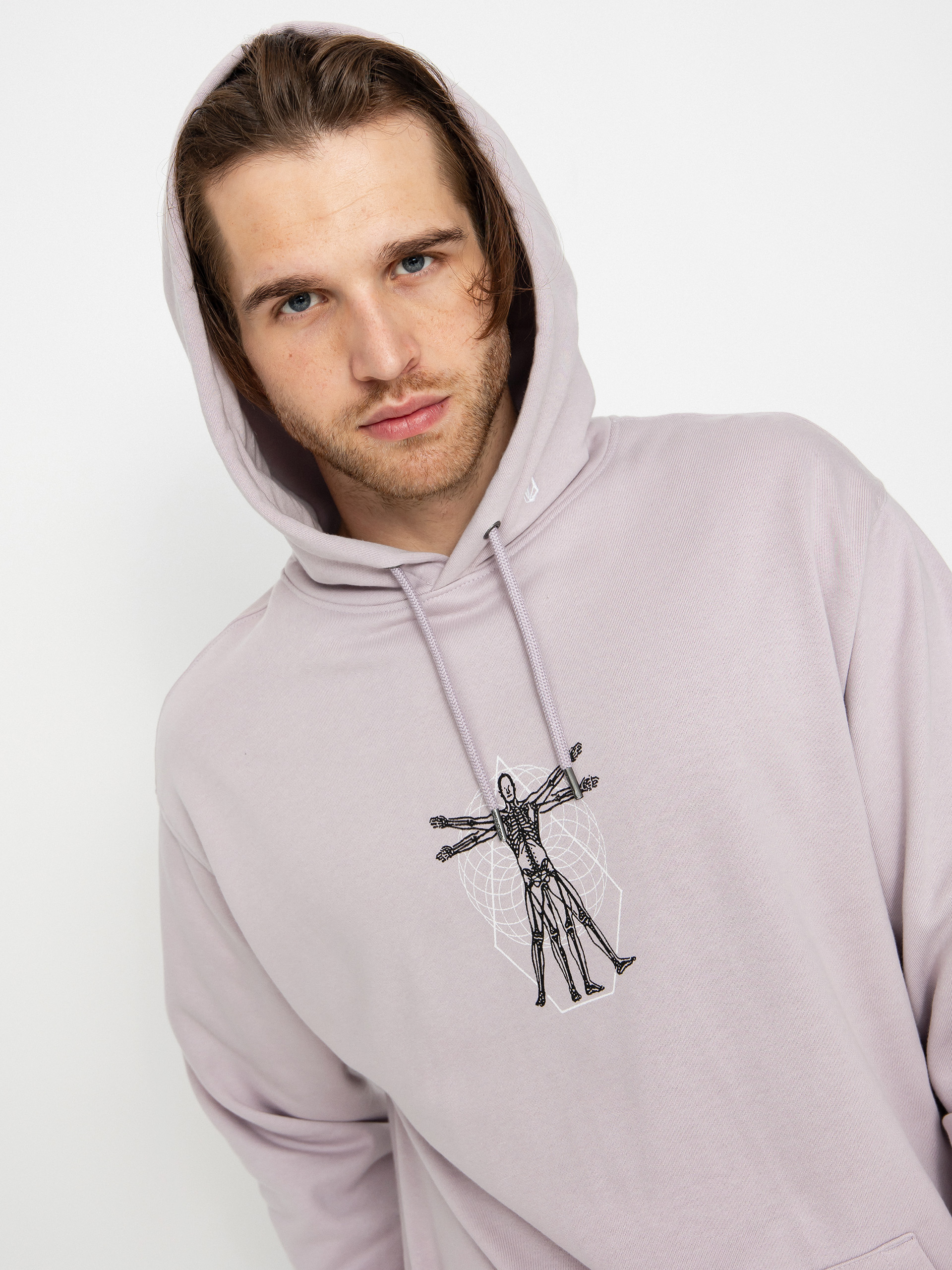 Mikina s kapucňou Volcom Watanite HD (iris purple)