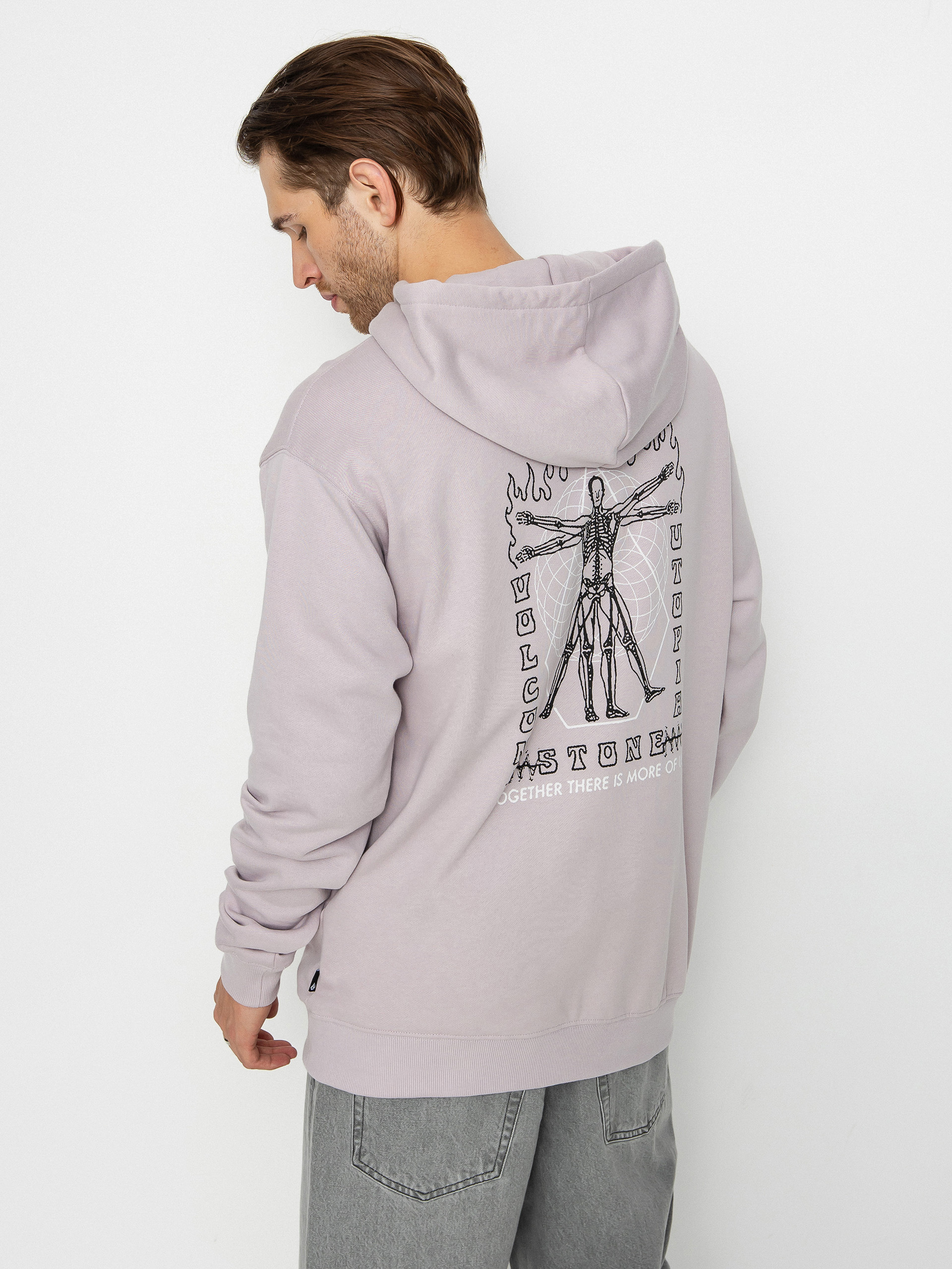 Mikina s kapucňou Volcom Watanite HD (iris purple)