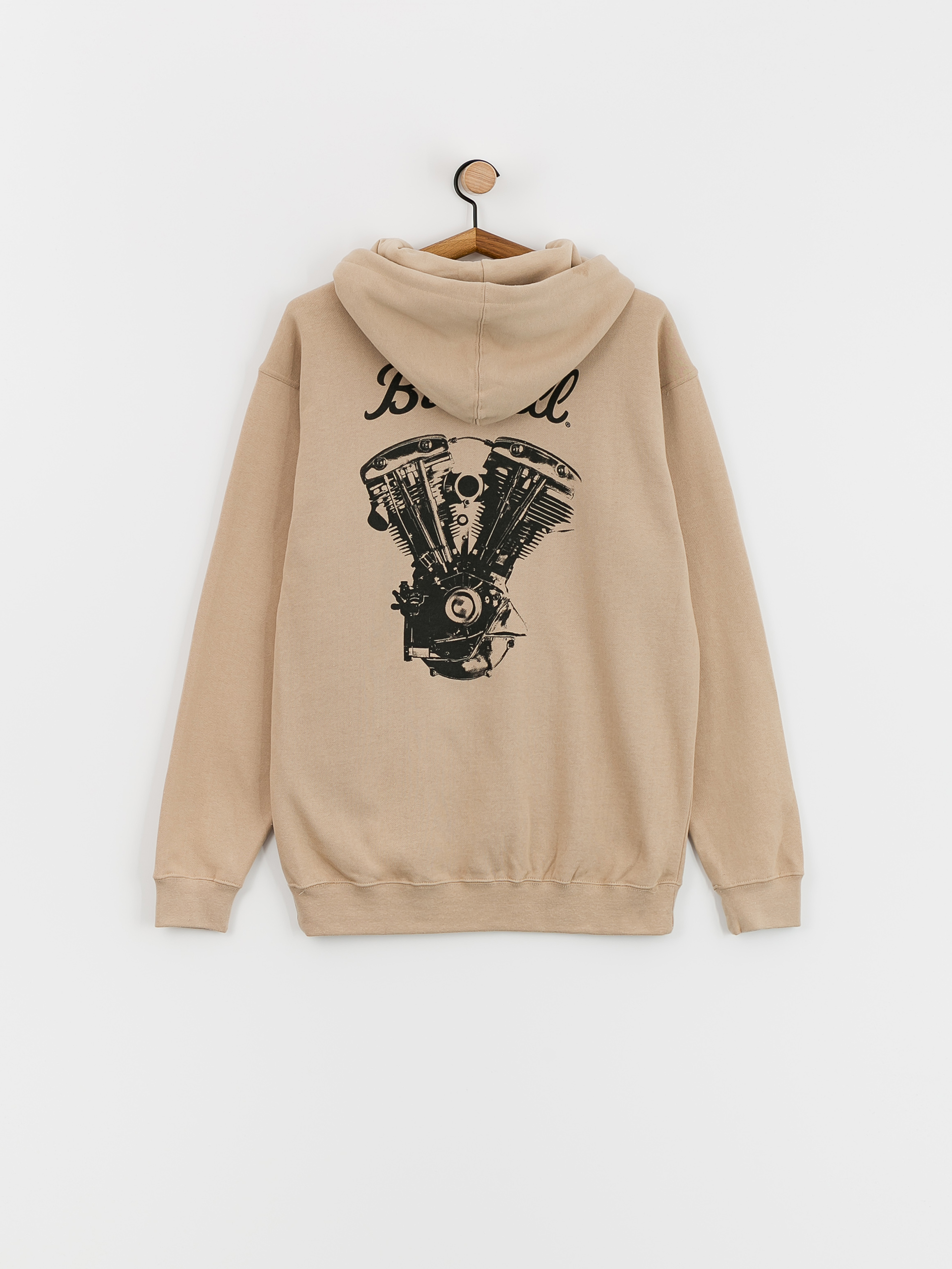 Mikina s kapucňou Emerica Biltwell HD (sand)