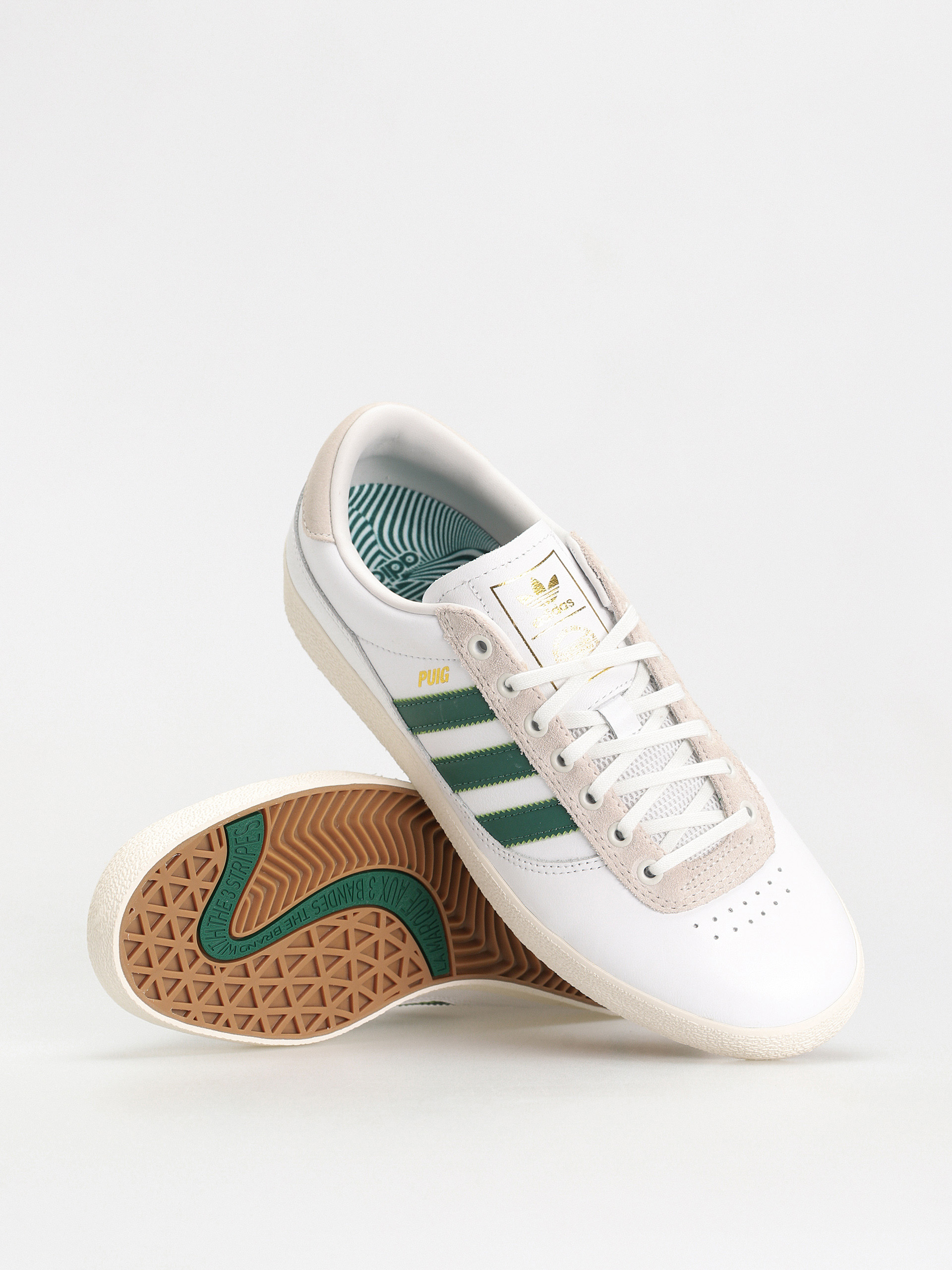 Topánky adidas Puig Indoor (ftwwht/drkgrn/cwhite)
