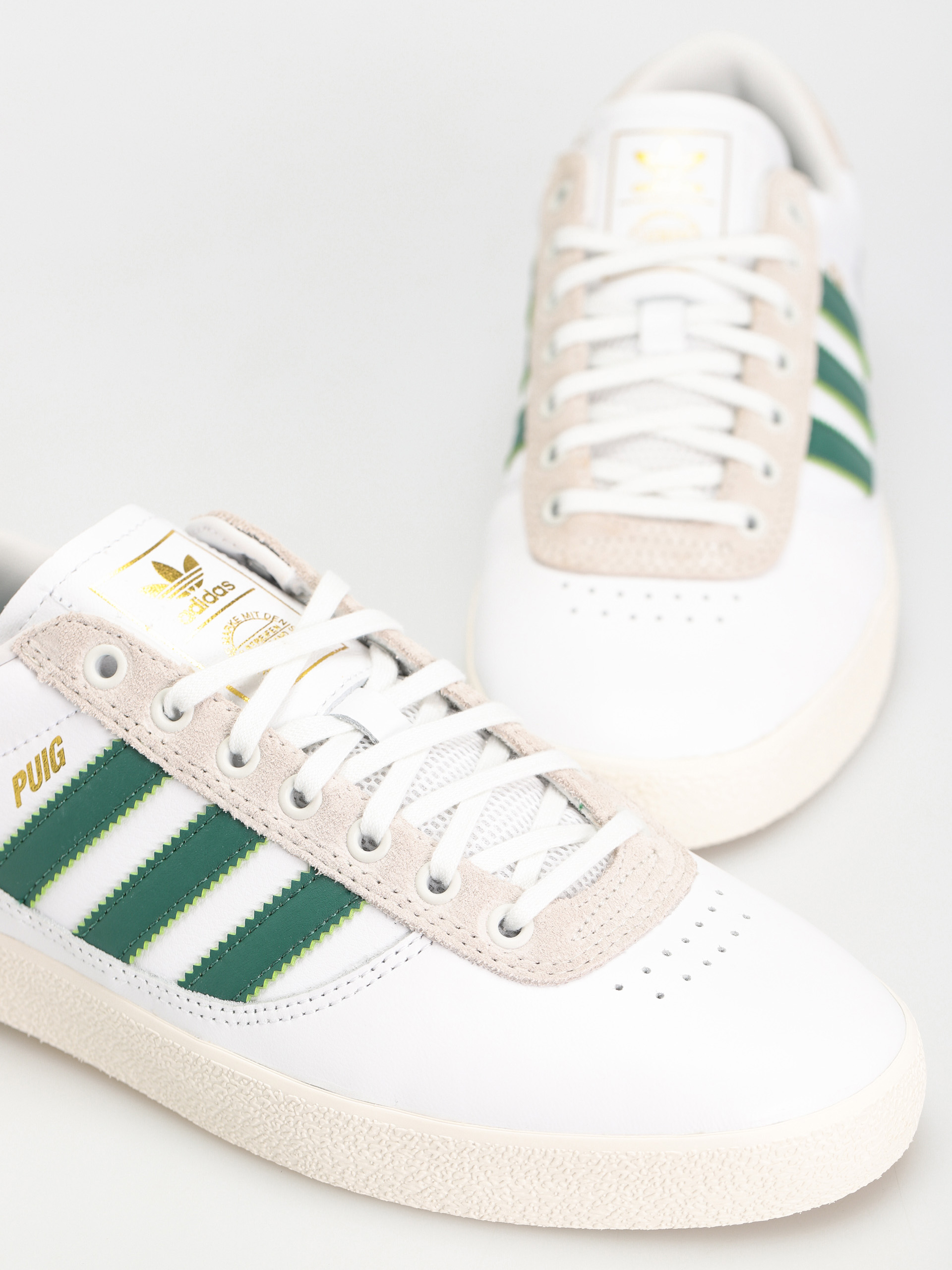 Topánky adidas Puig Indoor (ftwwht/drkgrn/cwhite)