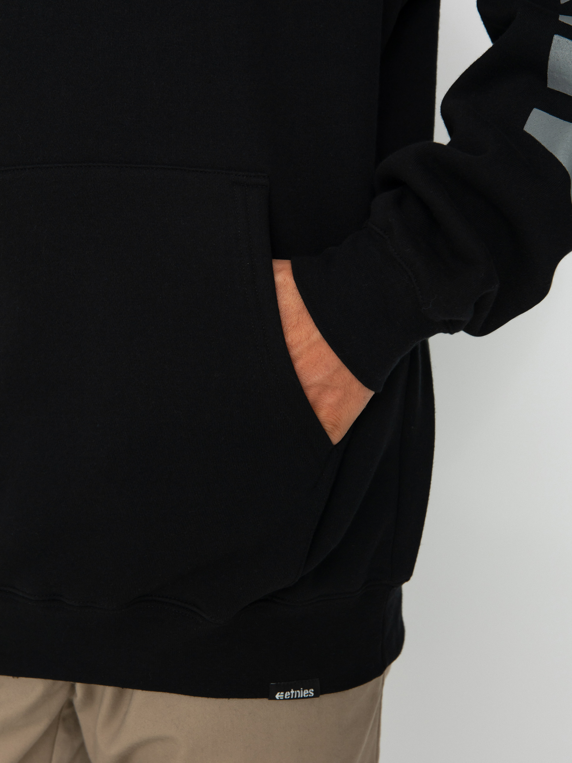 Mikina s kapucňou Etnies Burn Slow HD (black)