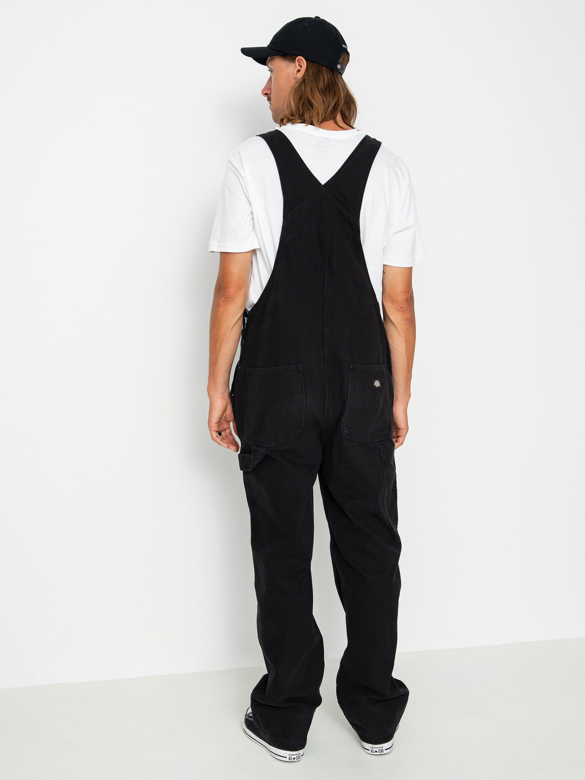 Nohavice Dickies Duck Canvas Bib (sw black)