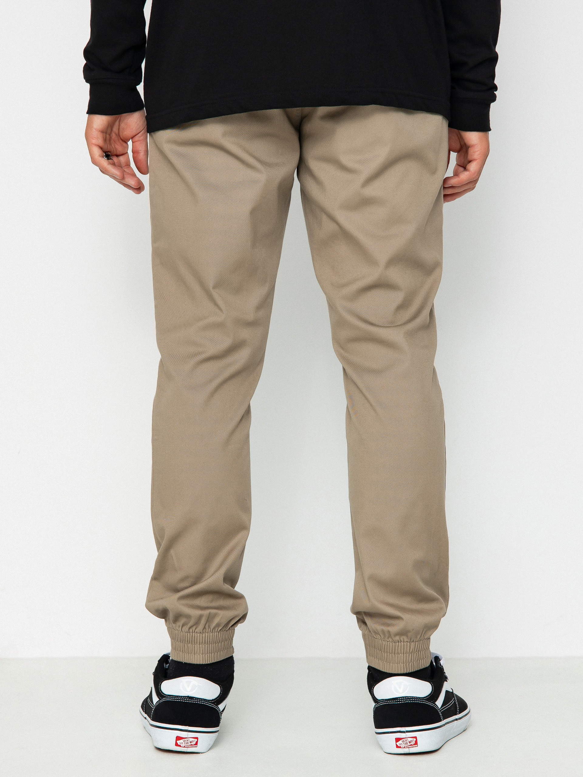 Nohavice Volcom Frickin Slim Jogger (khaki)