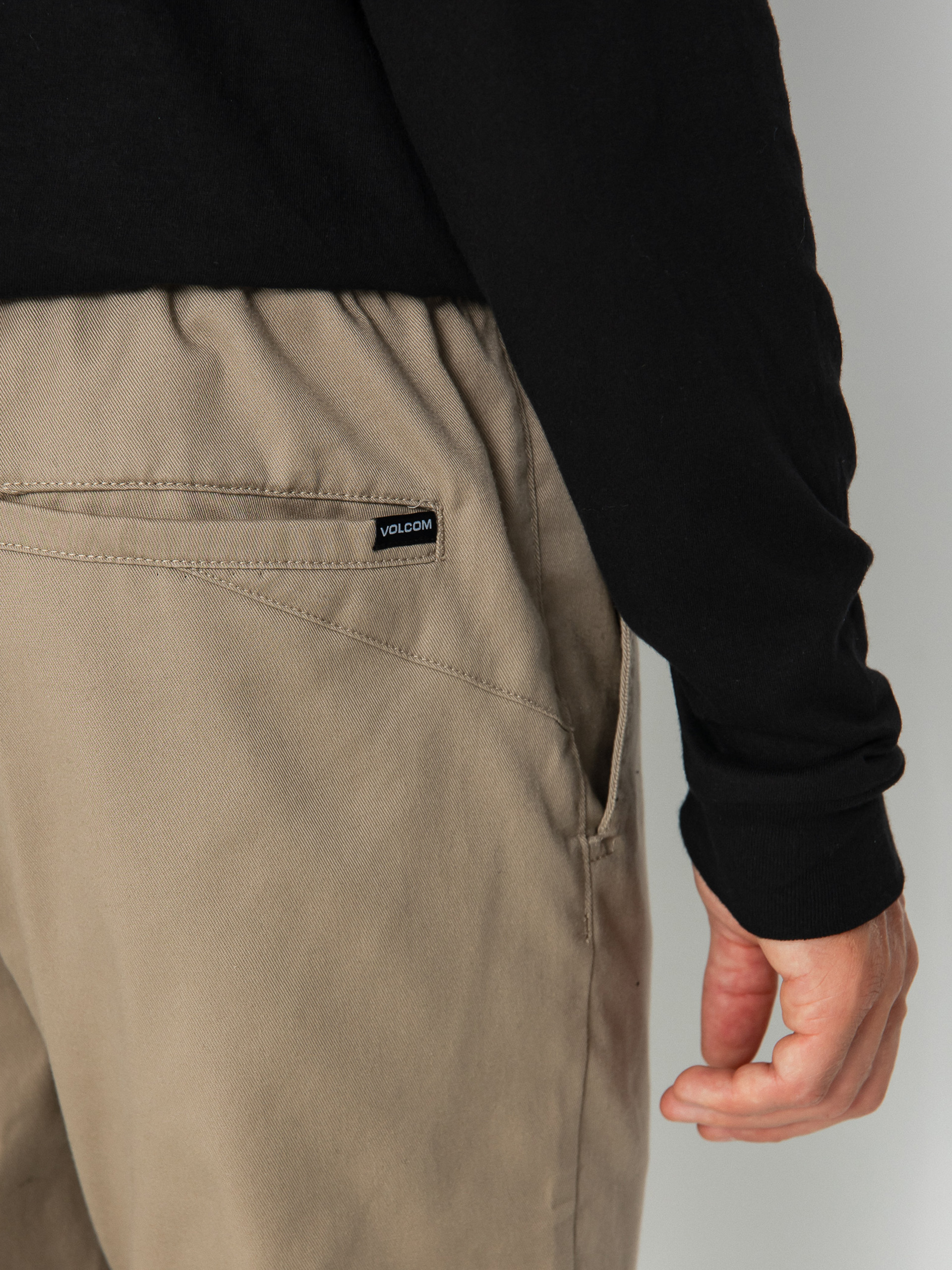Nohavice Volcom Frickin Slim Jogger (khaki)