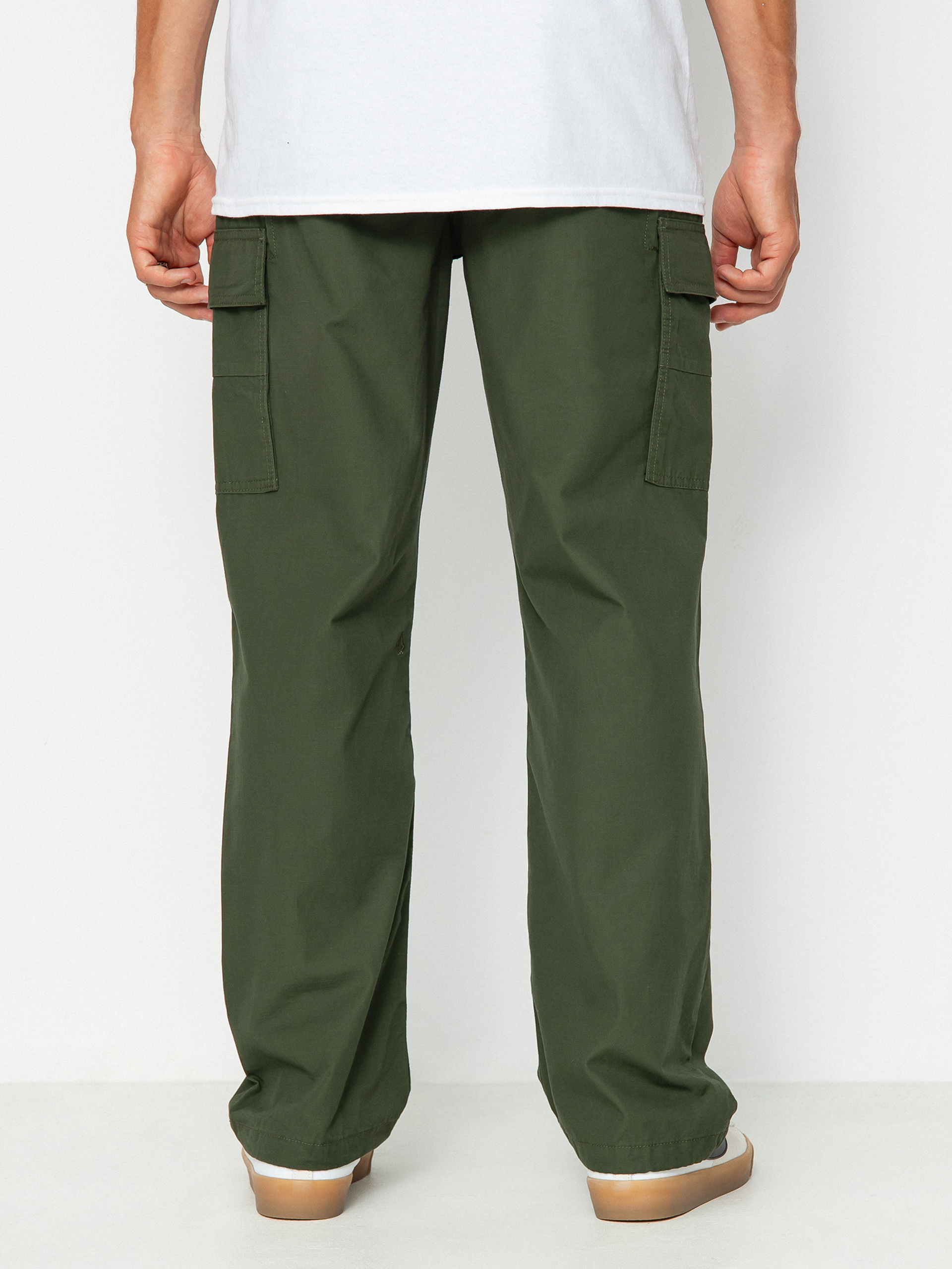 Nohavice Volcom Squads Cargo Loose Tprd (squadron green)