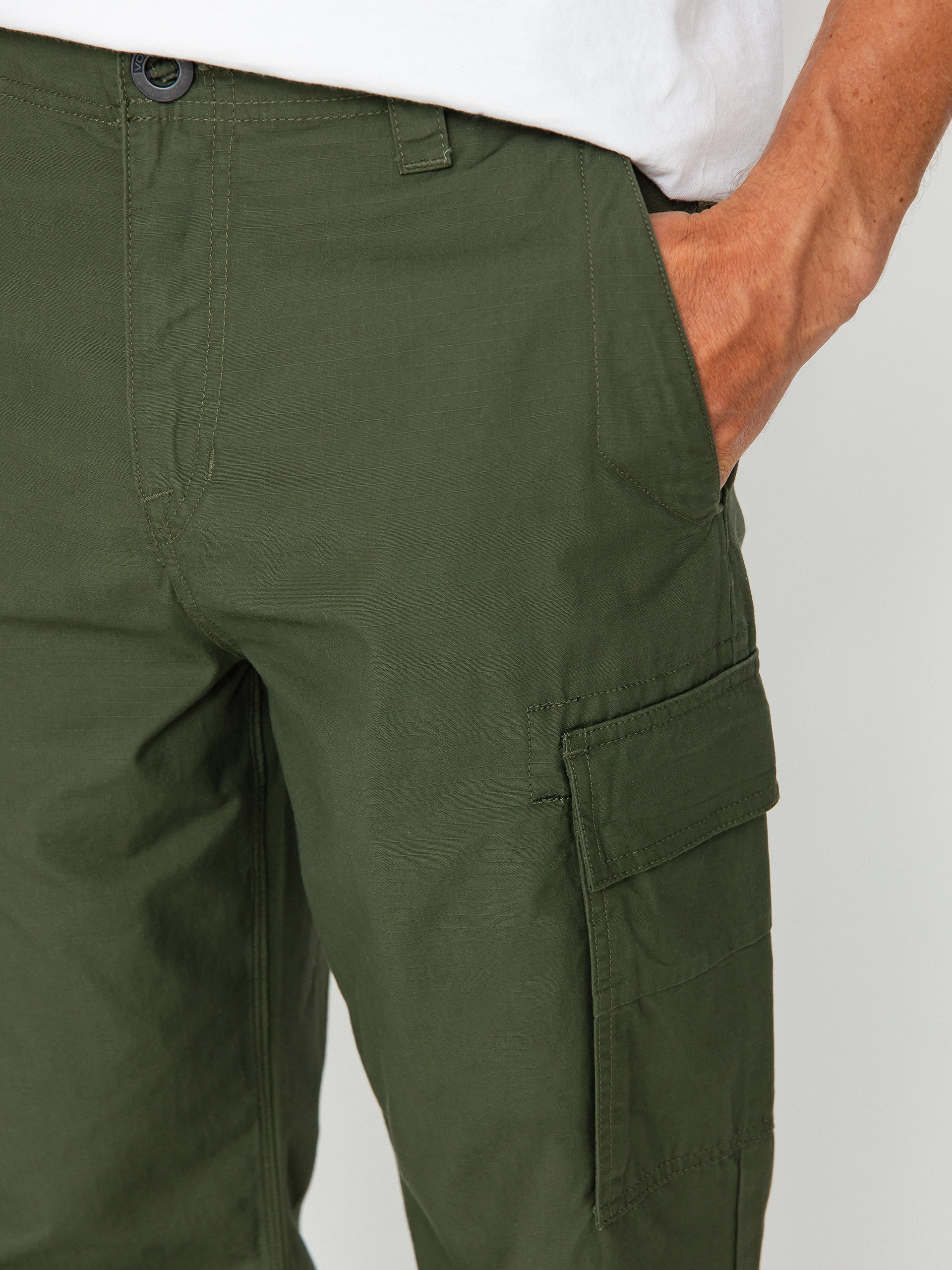 Nohavice Volcom Squads Cargo Loose Tprd (squadron green)
