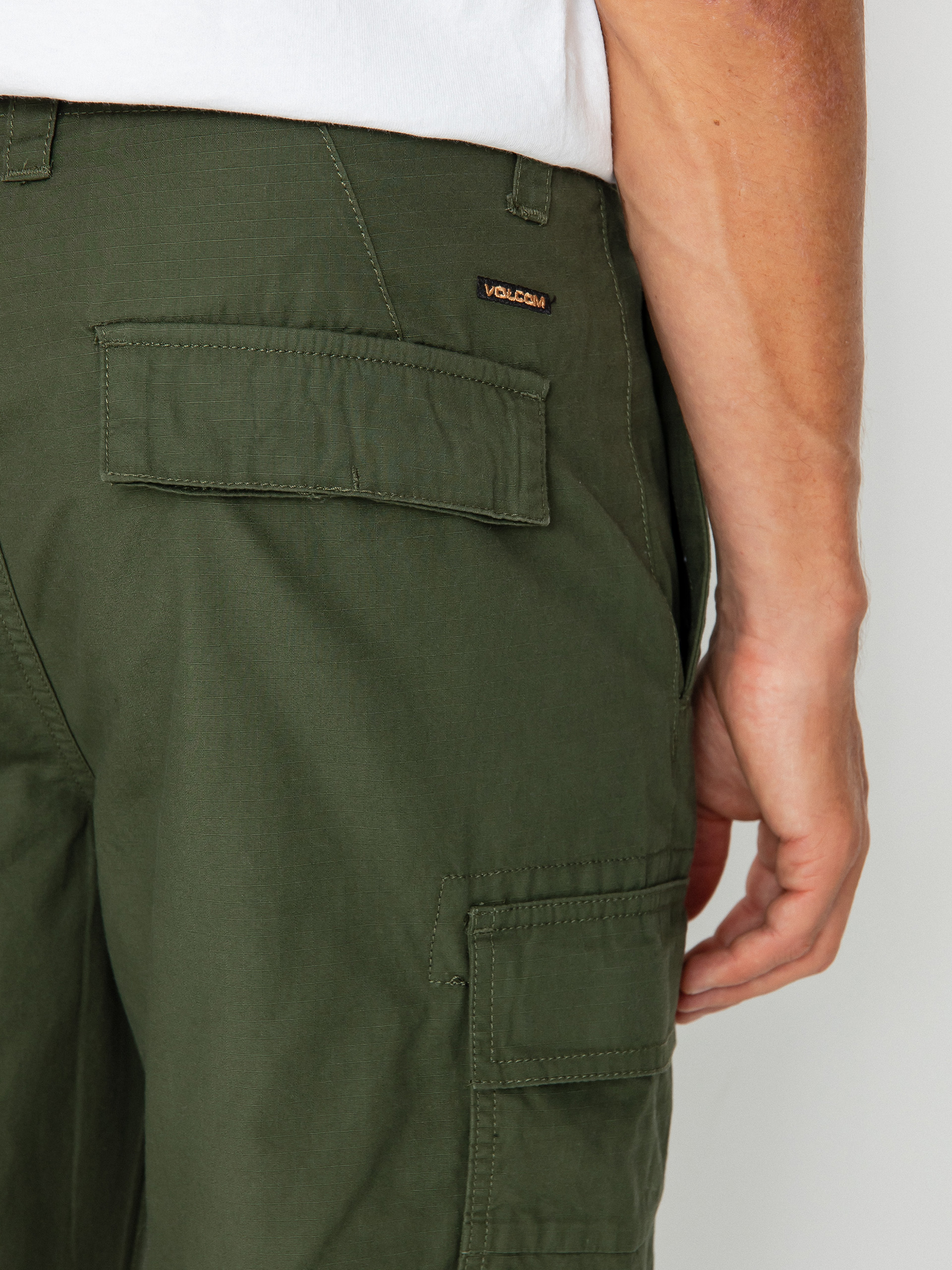 Nohavice Volcom Squads Cargo Loose Tprd (squadron green)