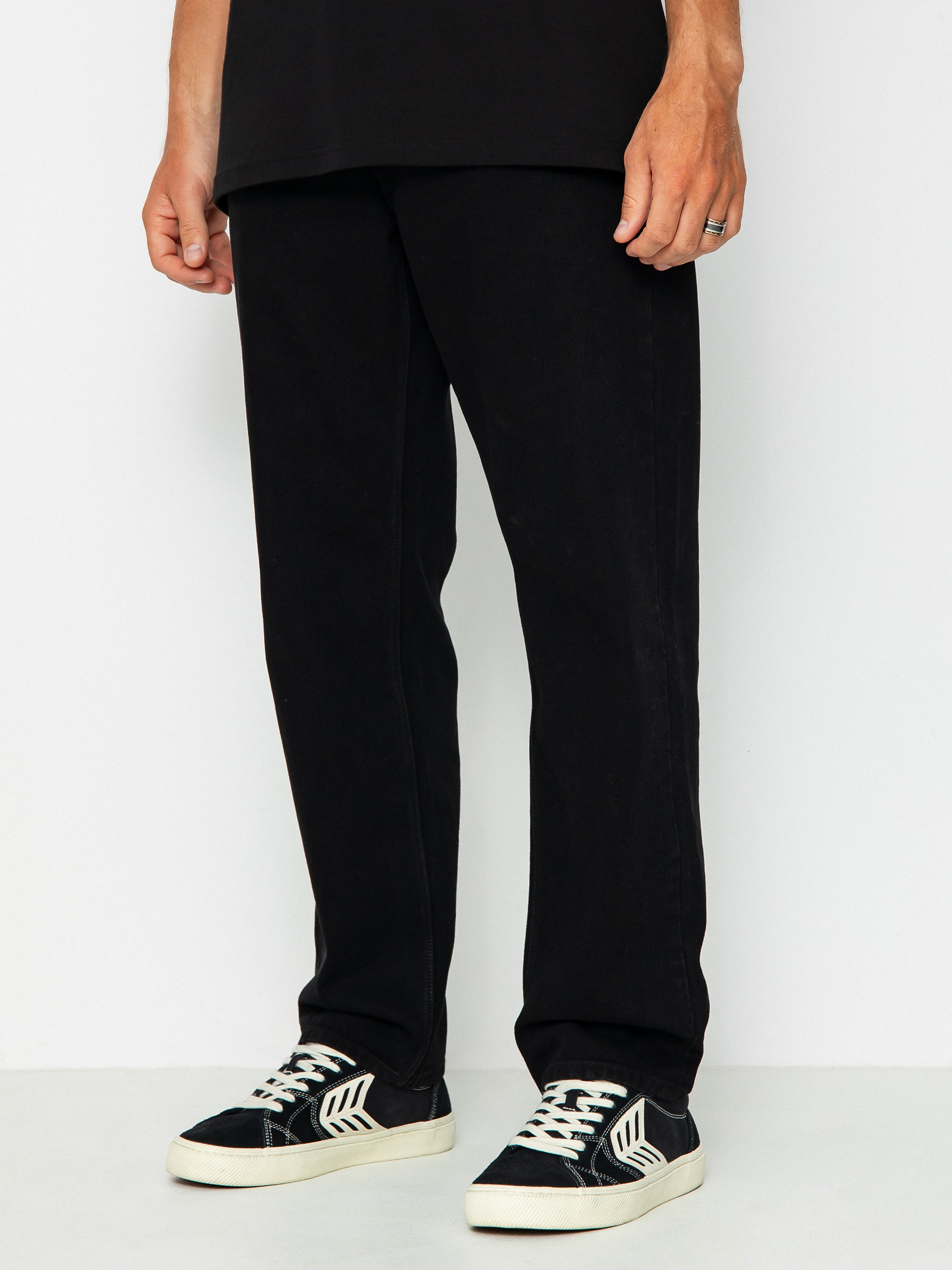 Nohavice Volcom Modown Tapered Denim (black)