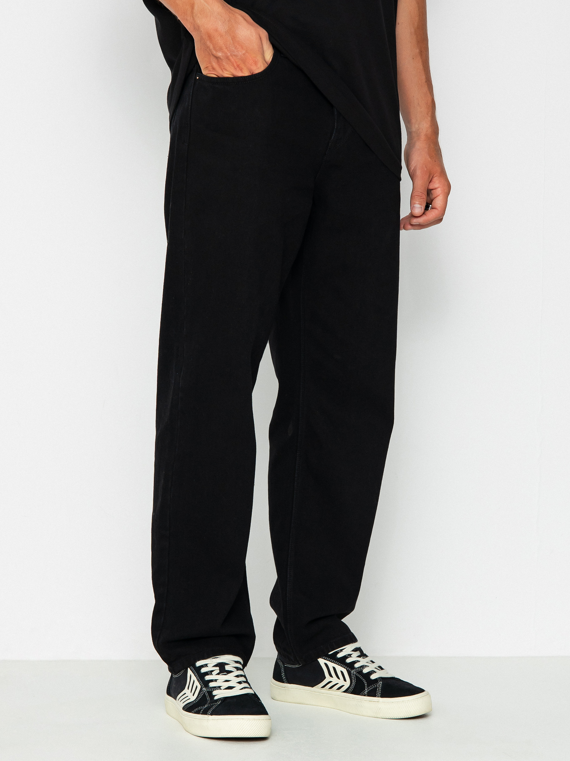 Nohavice Volcom Modown Tapered Denim (black)