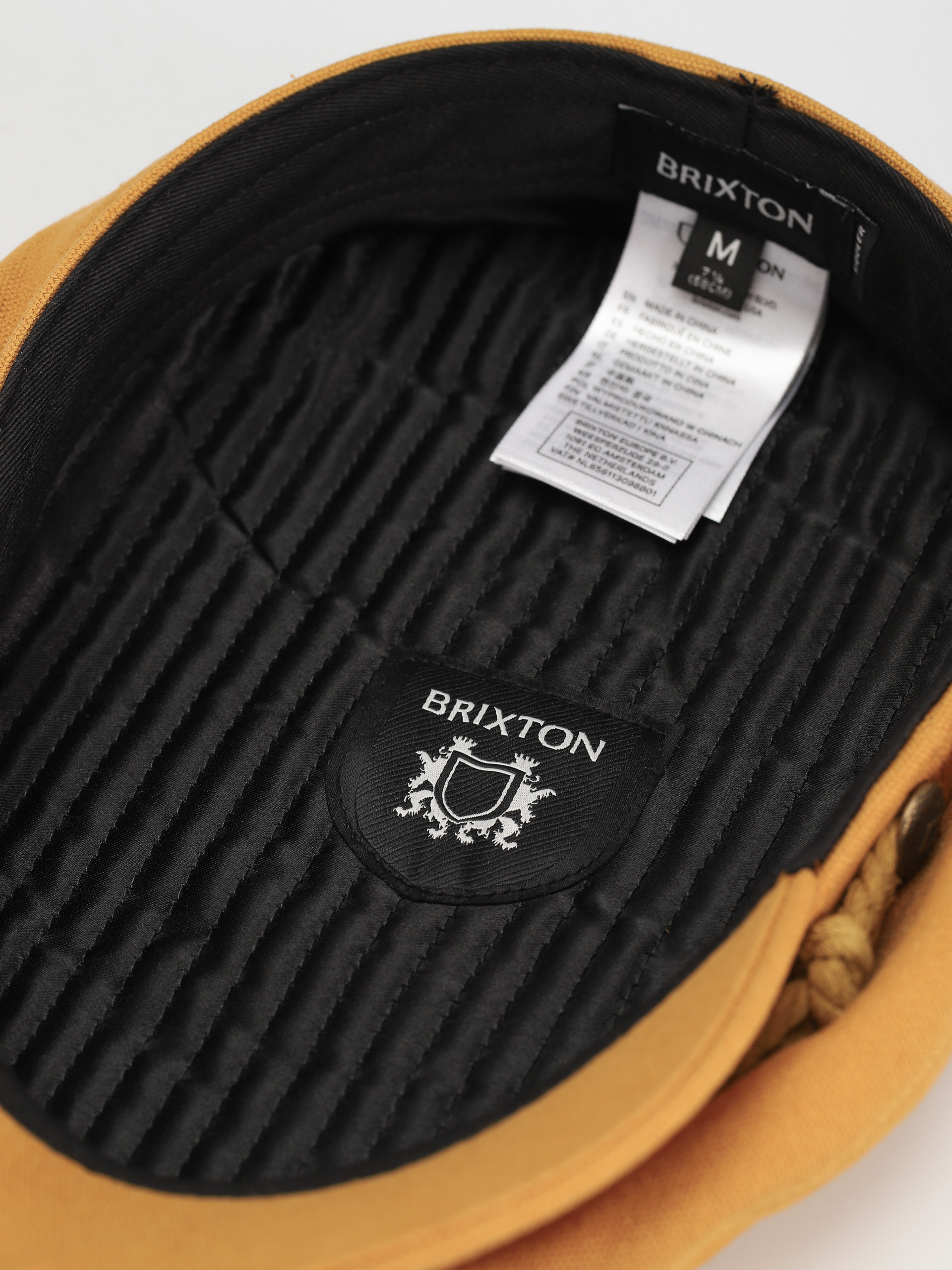 Klobúk so šiltom Brixton Fiddler Cap (golden brown)